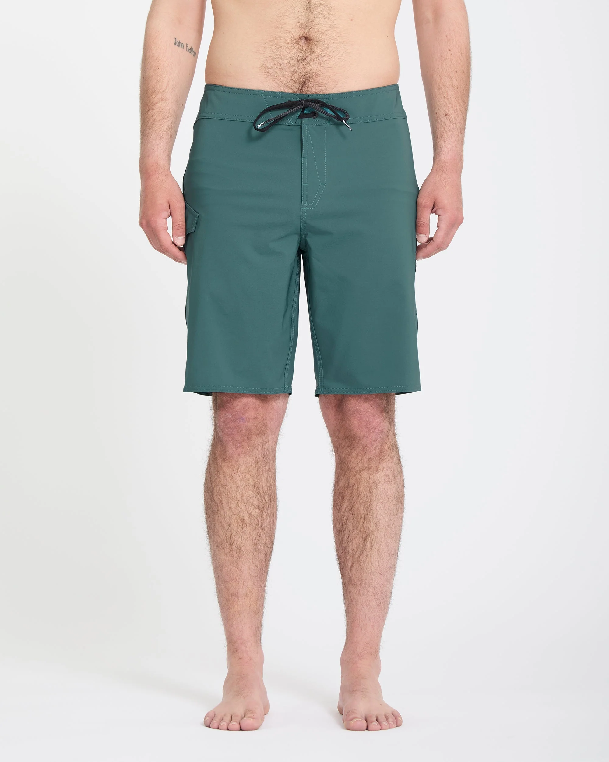 Lido Solid Mod 20" Boardshort - Rifle Green
