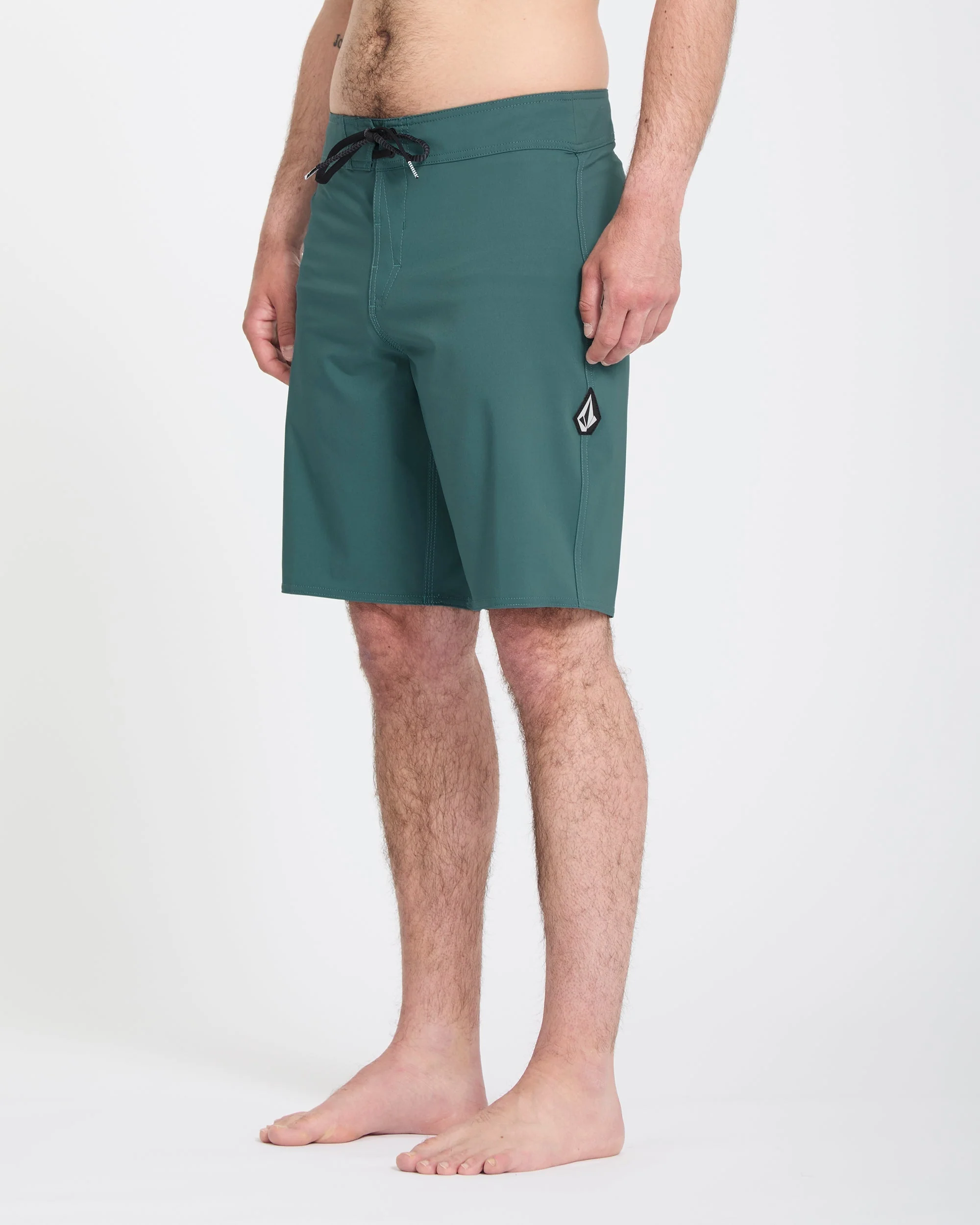 Lido Solid Mod 20" Boardshort - Rifle Green - Image 4