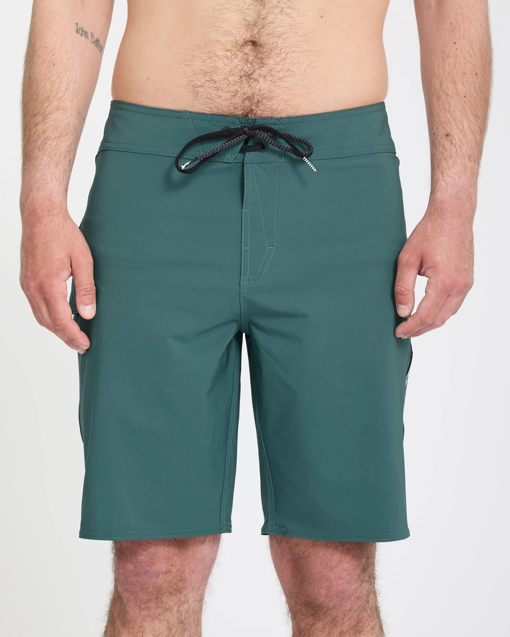 Lido Solid Mod 20" Boardshort - Rifle Green - Image 6