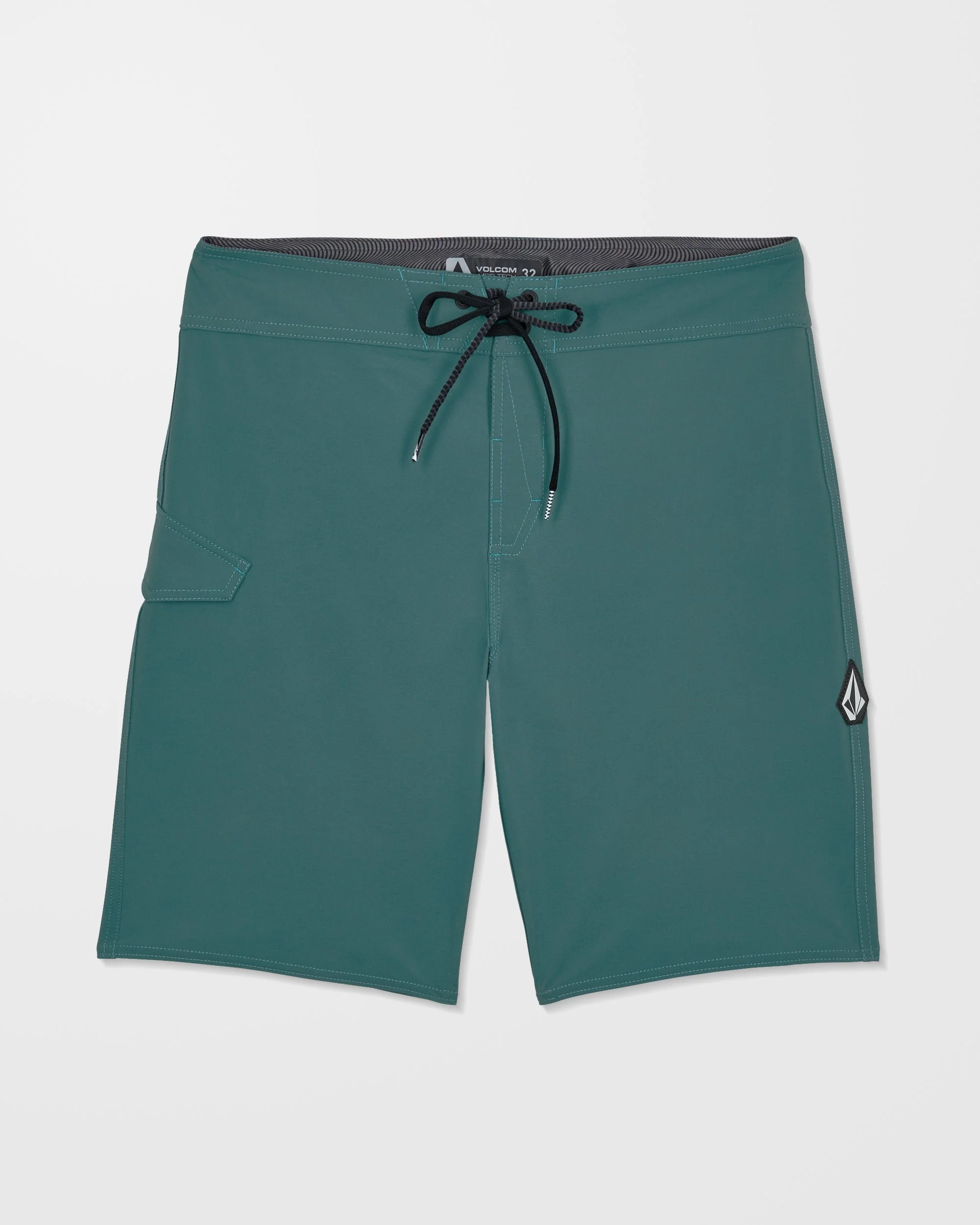 Lido Solid Mod 20" Boardshort - Rifle Green - Image 9