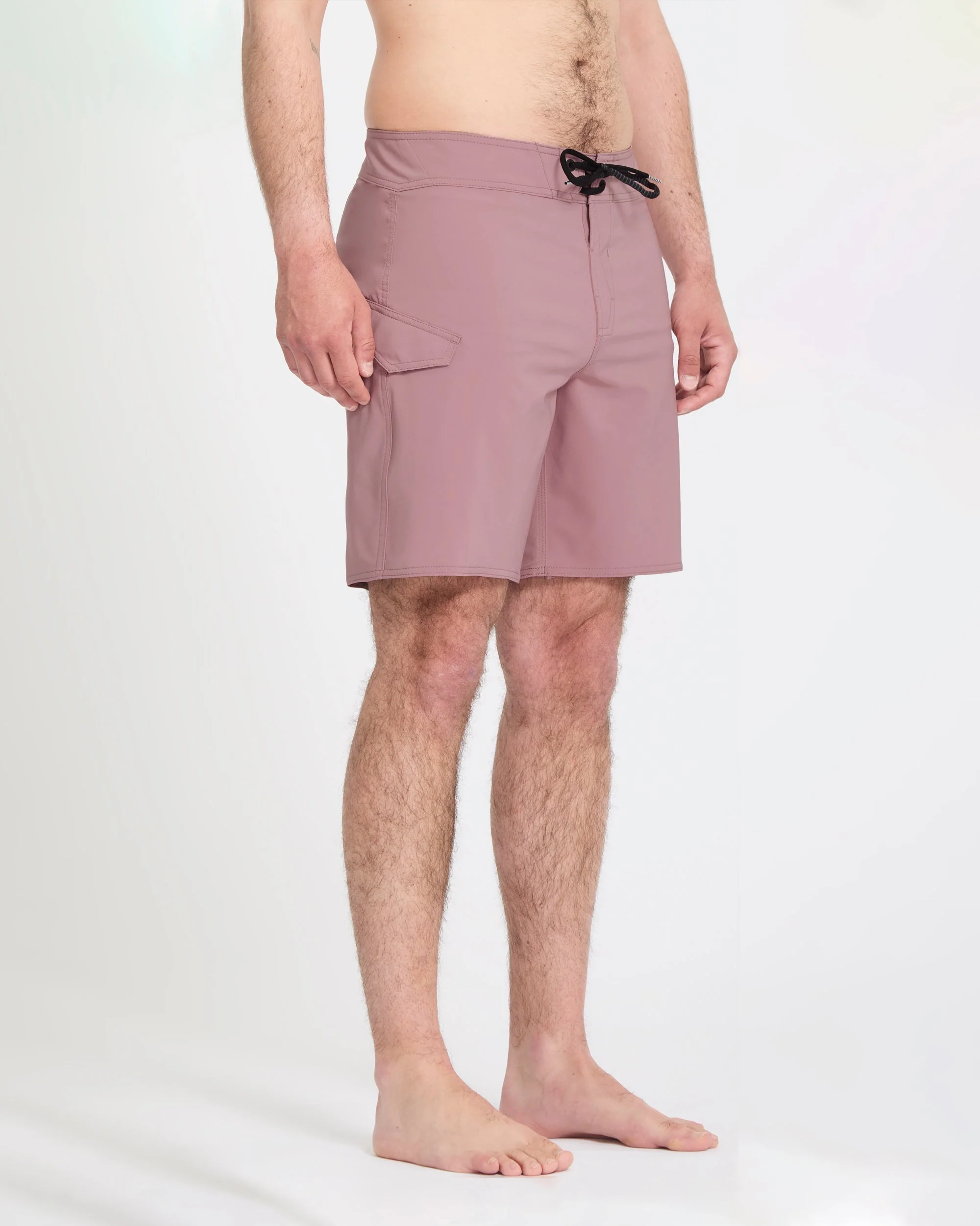 Lido Solid Mod 18" Boardshort - Stone Rose - Image 6