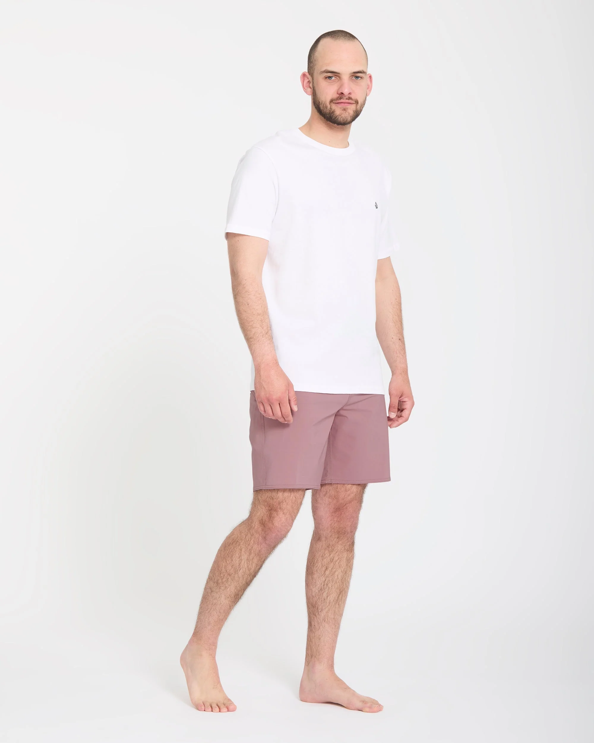 Lido Solid Mod 18" Boardshort - Stone Rose - Image 7