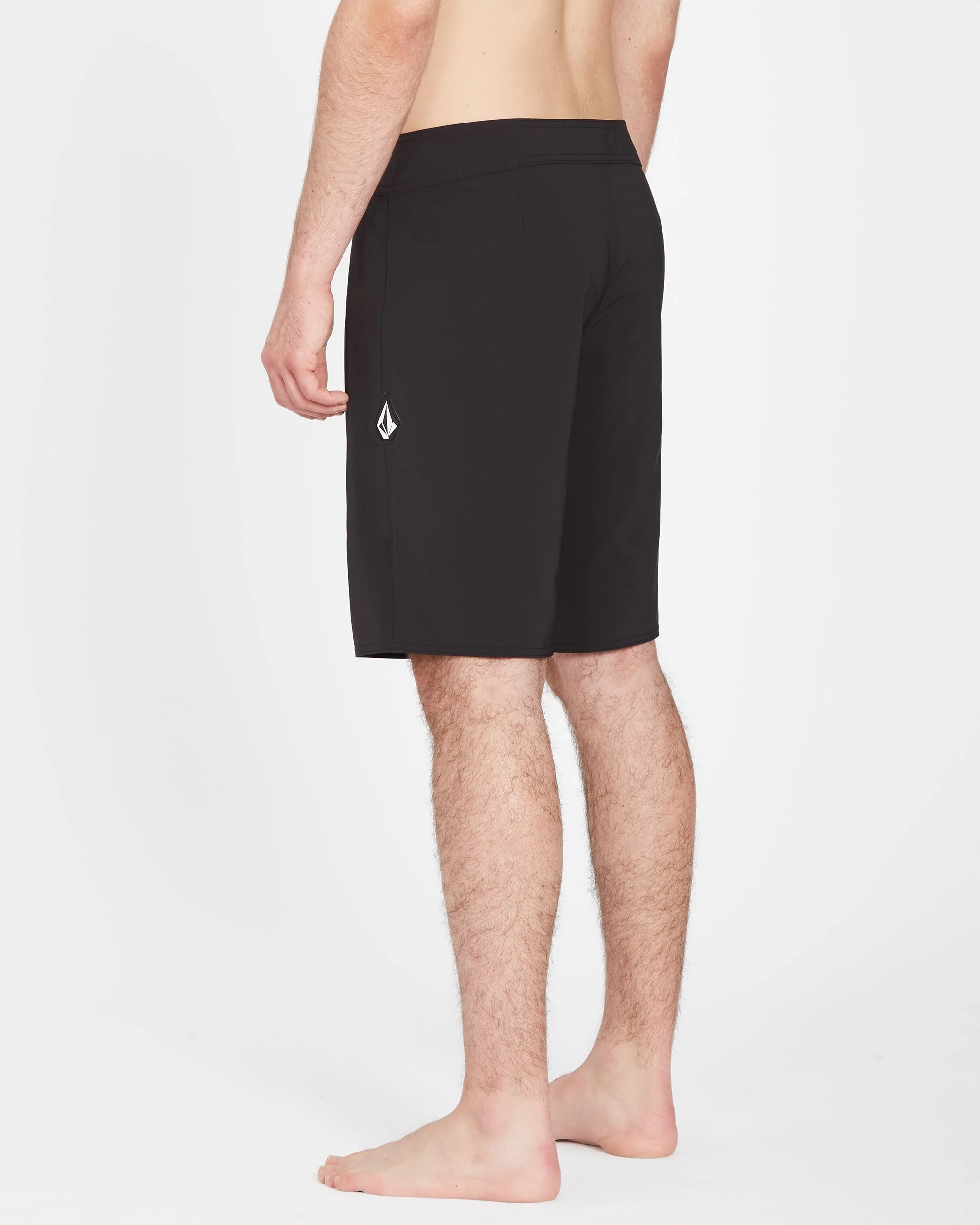 Lido Solid Mod 20" Boardshort - Black - Image 3