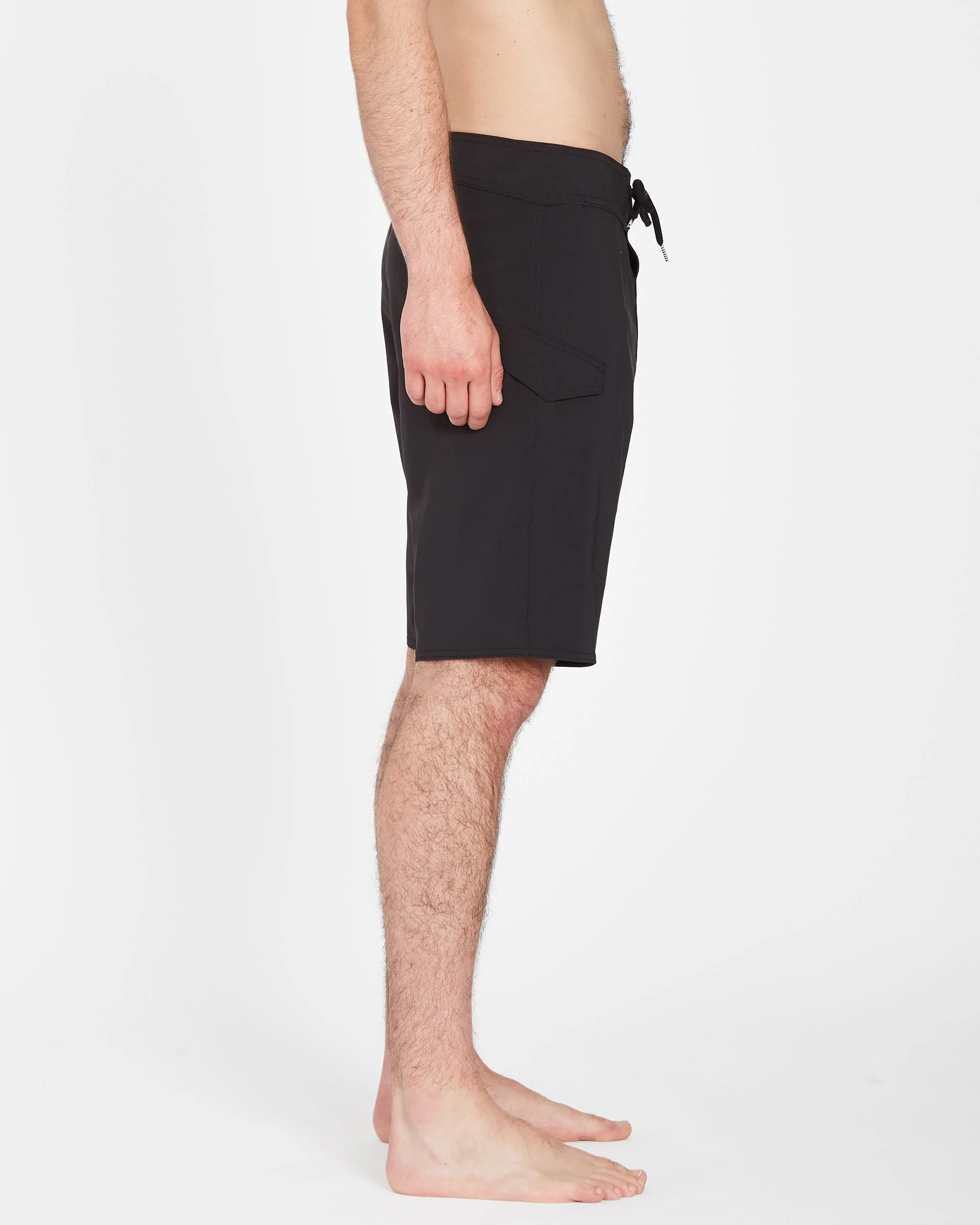 Lido Solid Mod 20" Boardshort - Black - Image 6