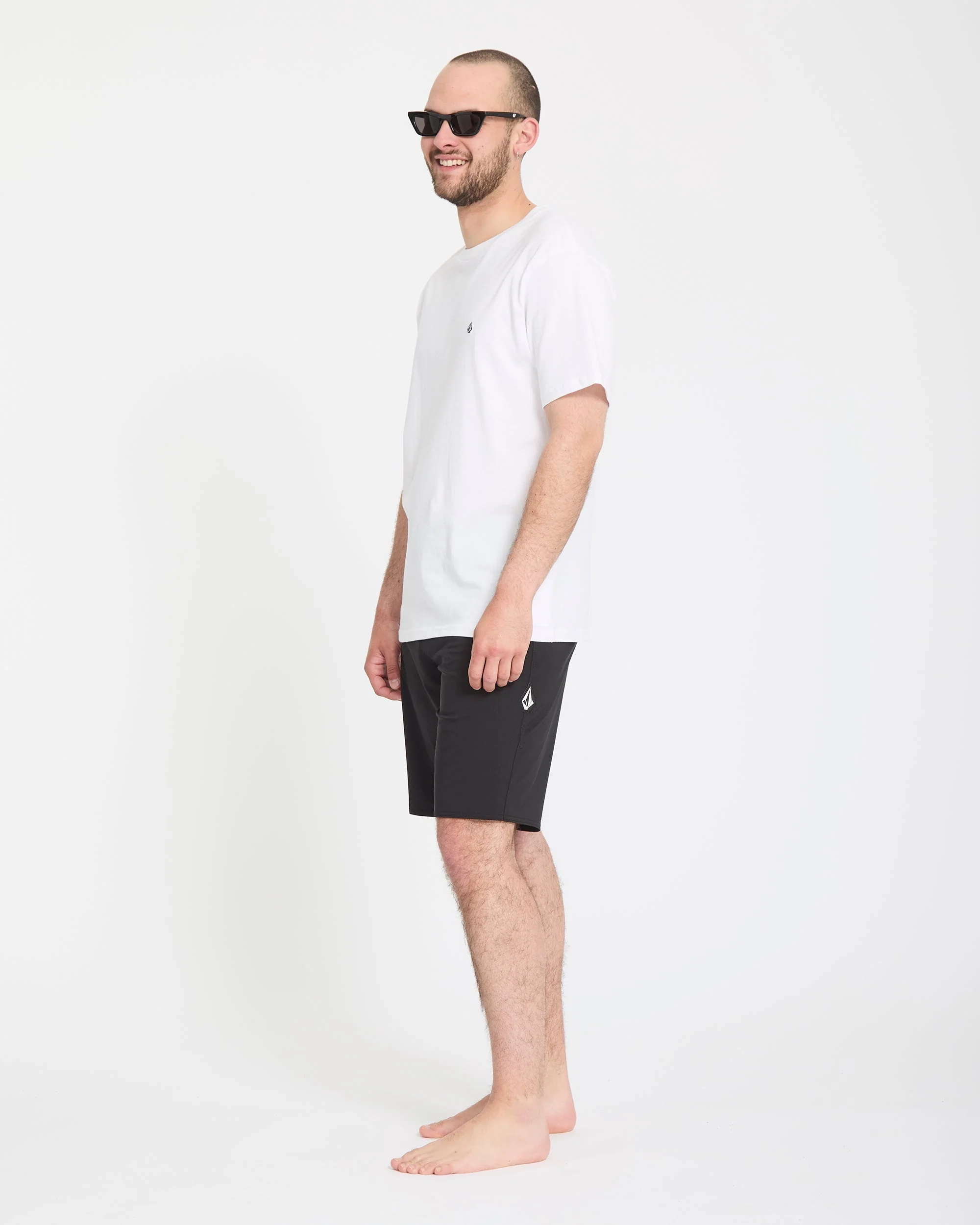 Lido Solid Mod 20" Boardshort - Black - Image 7
