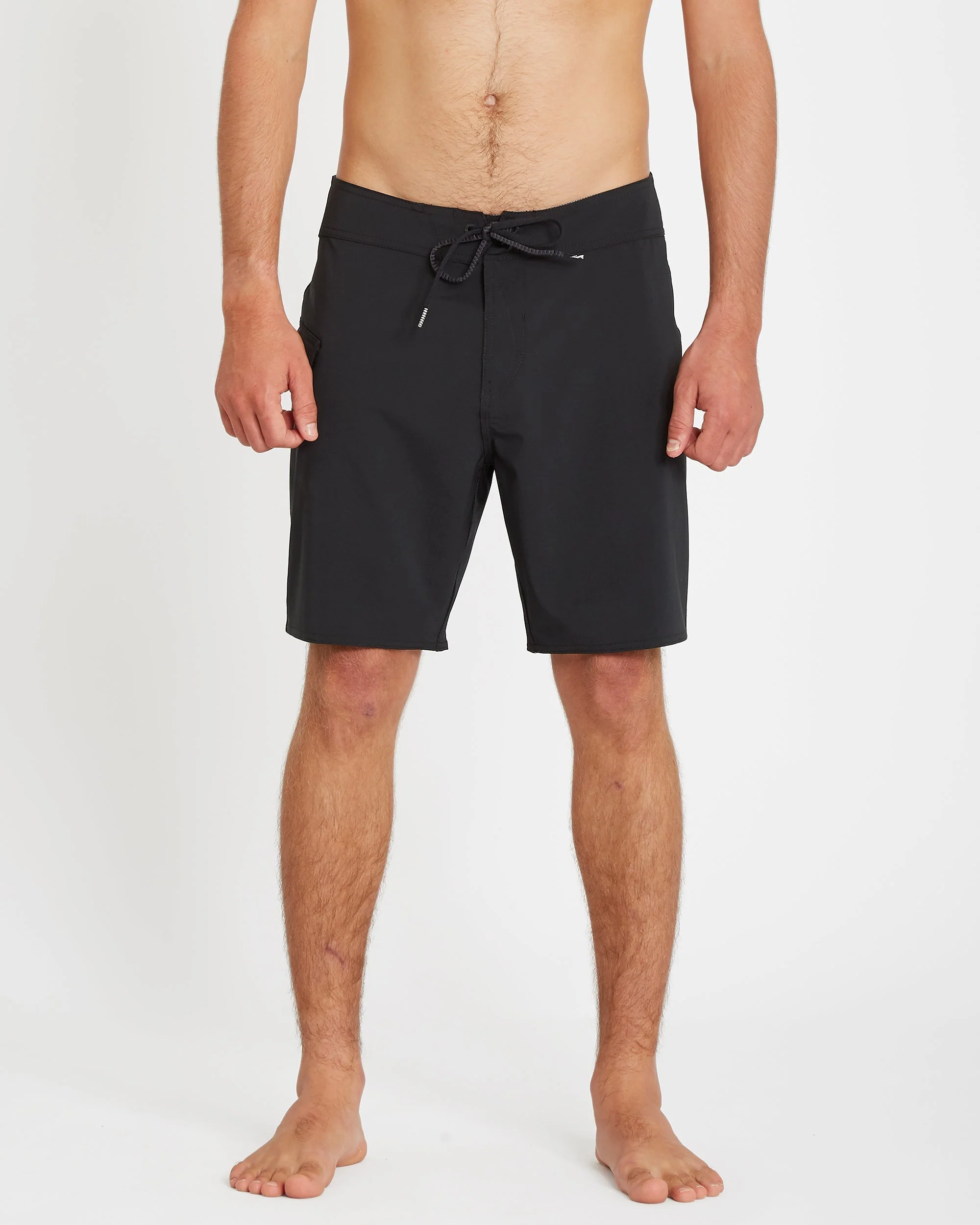 Lido Solid Mod 18" Boardshort - Black