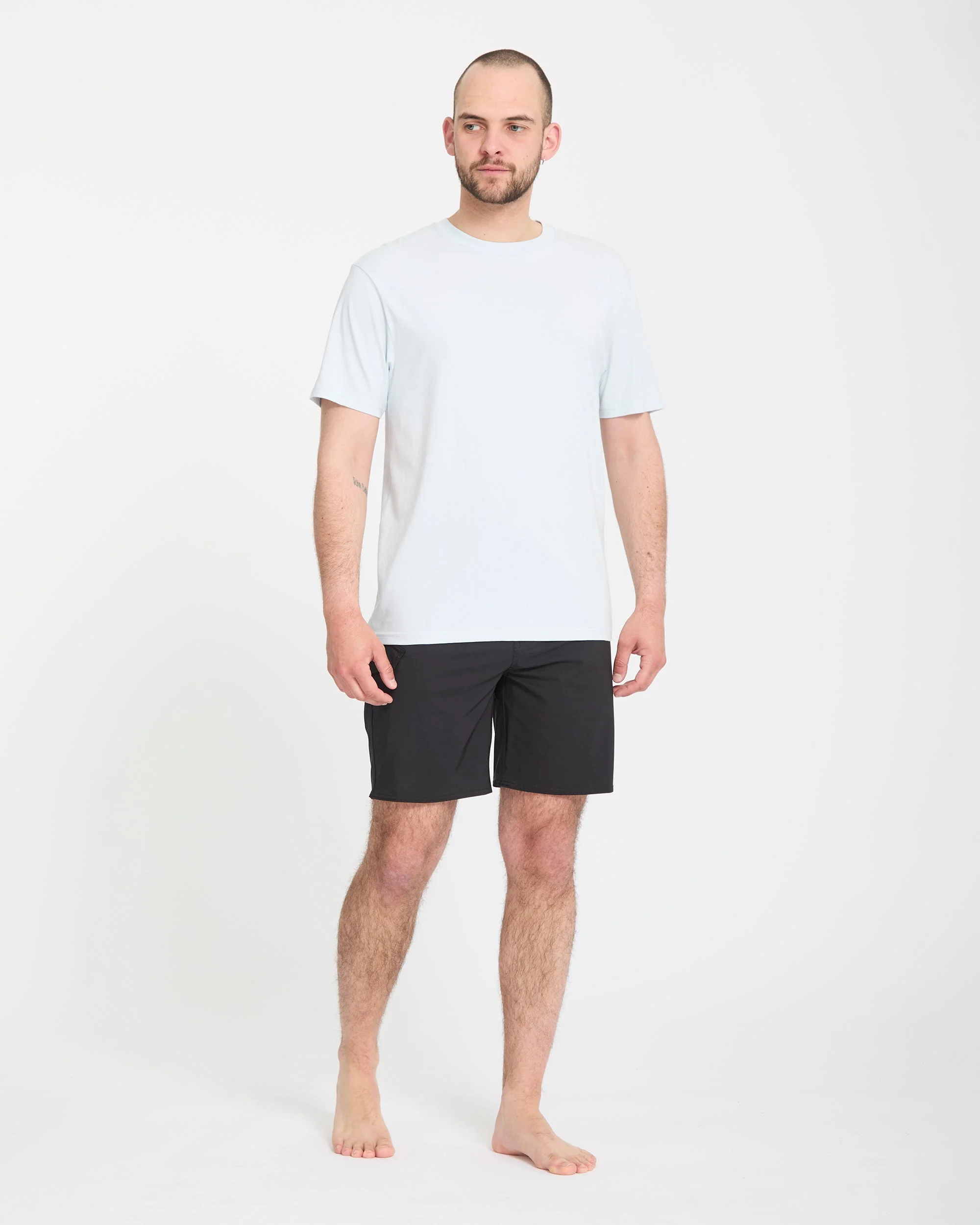 Lido Solid Mod 18" Boardshort - Black - Image 7
