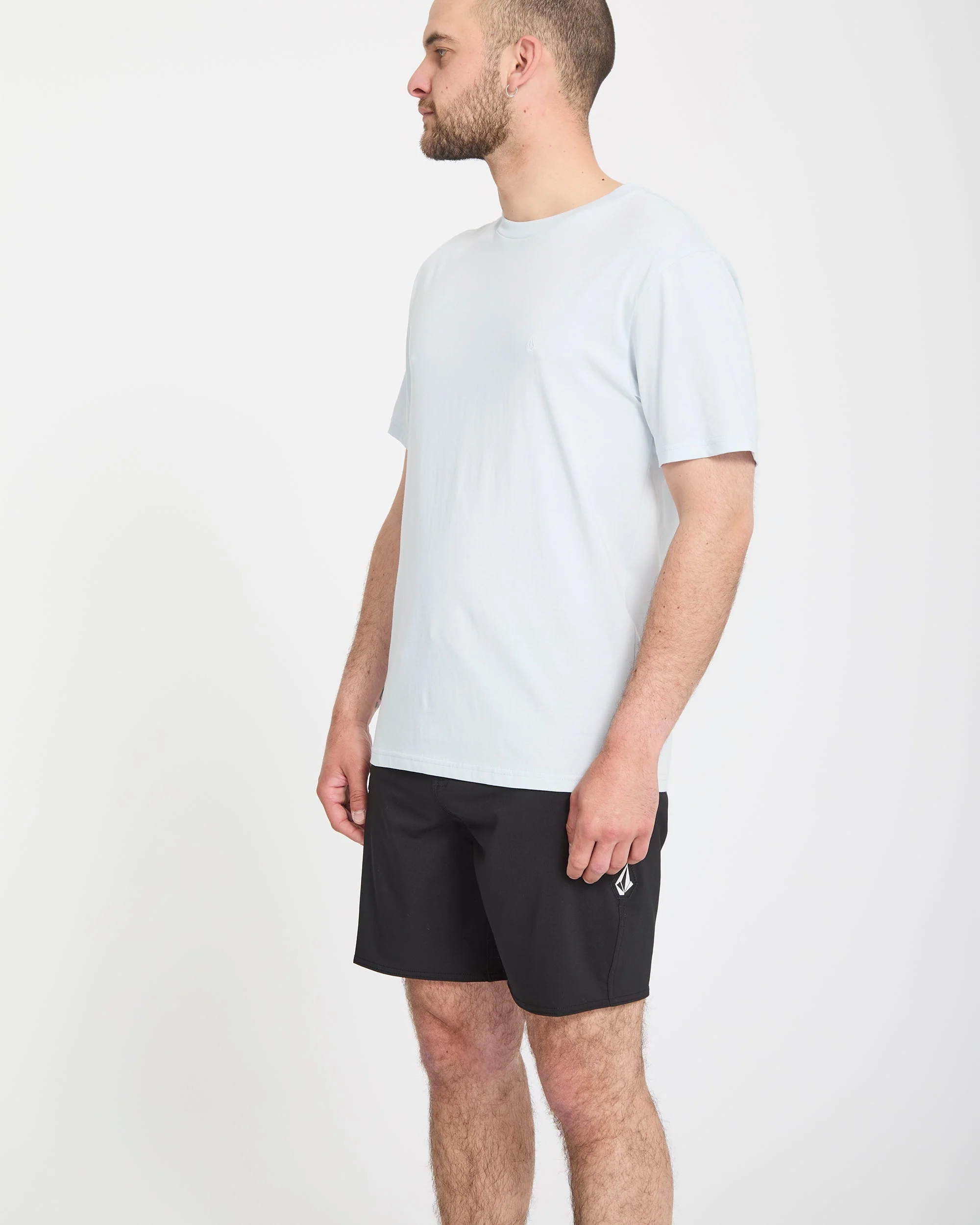 Lido Solid Mod 18" Boardshort - Black - Image 8