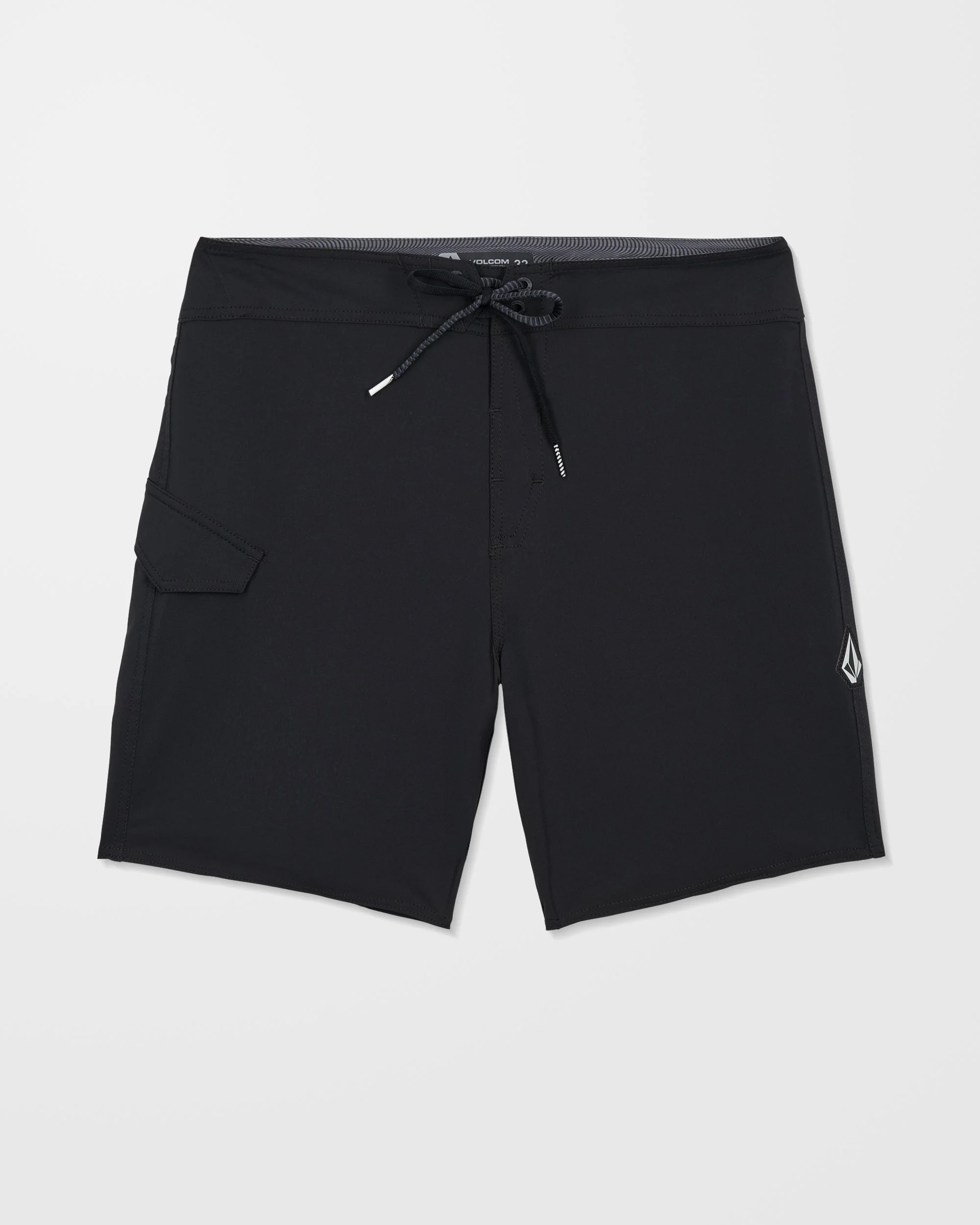 Lido Solid Mod 18" Boardshort - Black - Image 9