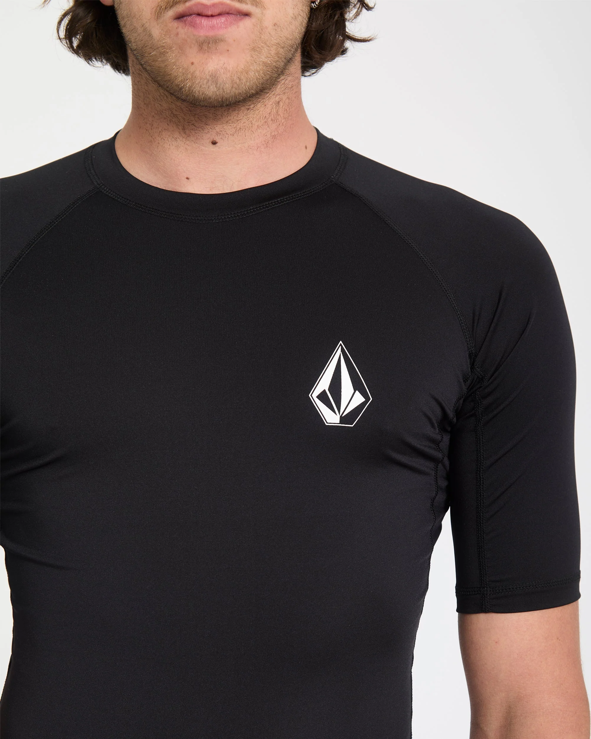Lido Solid Rashguard - Black - Image 3