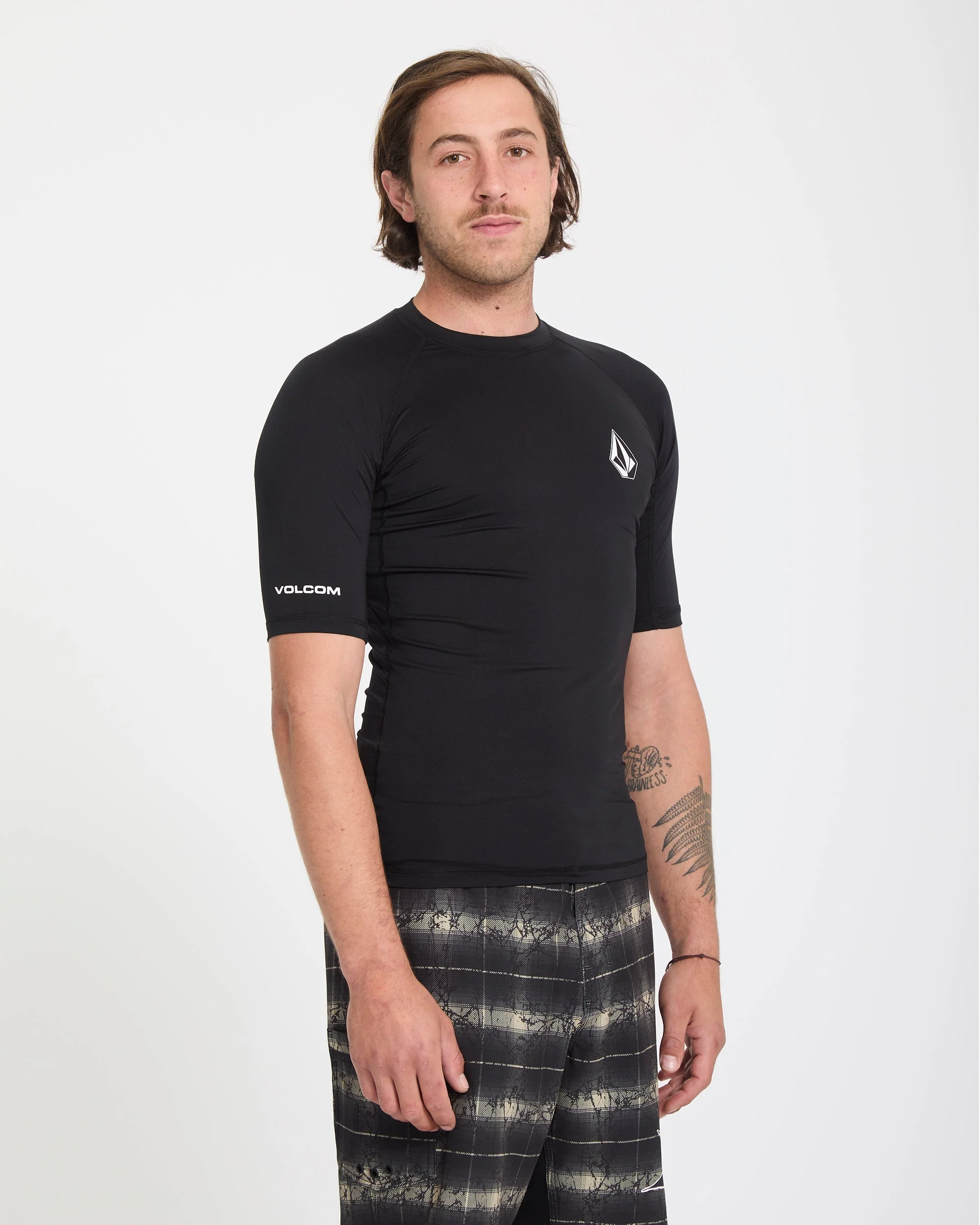 Lido Solid Rashguard - Black - Image 5