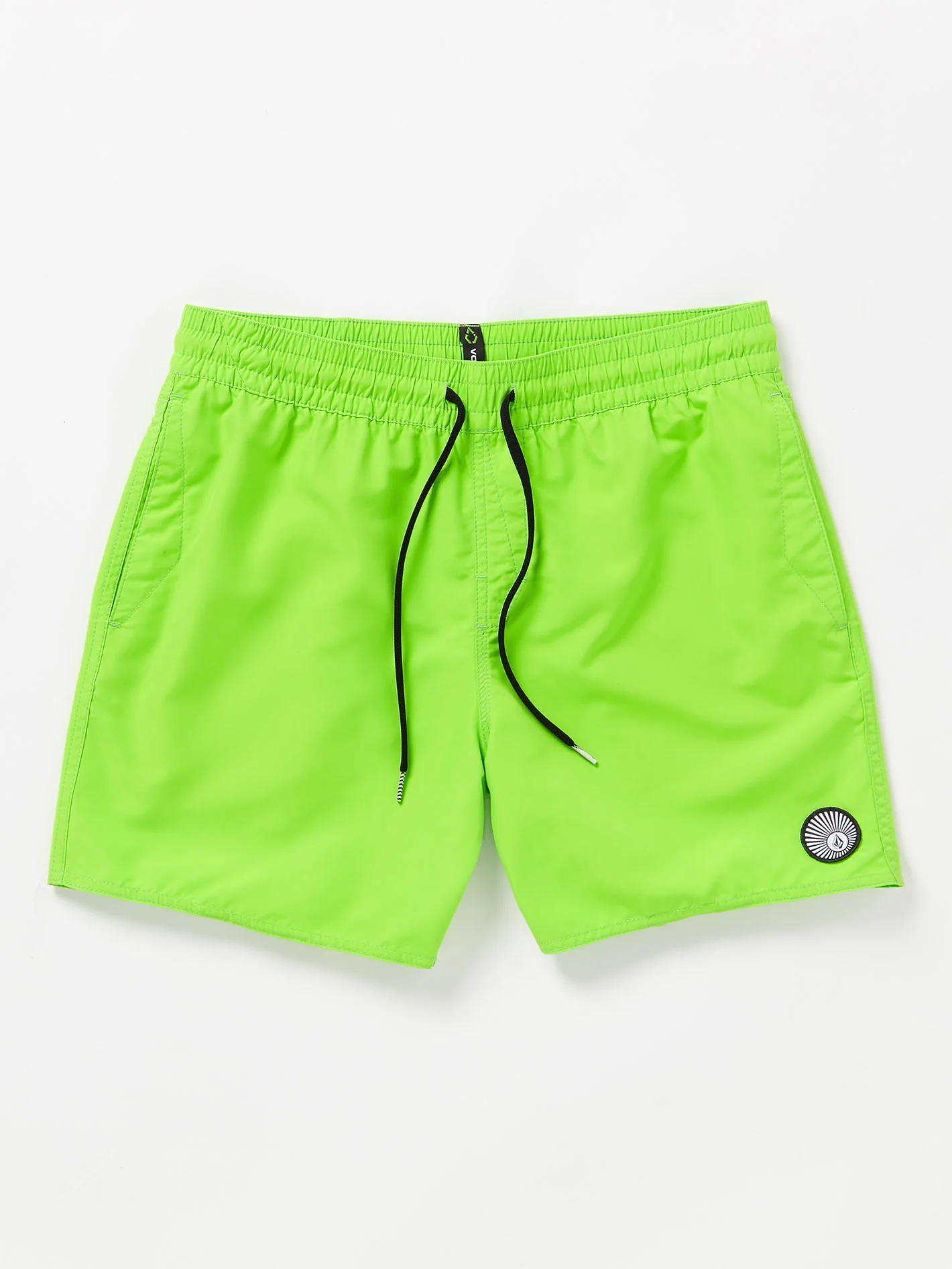 Lido Solid Trunk 16" Boardshort - ELECTRIC GREEN - Image 4