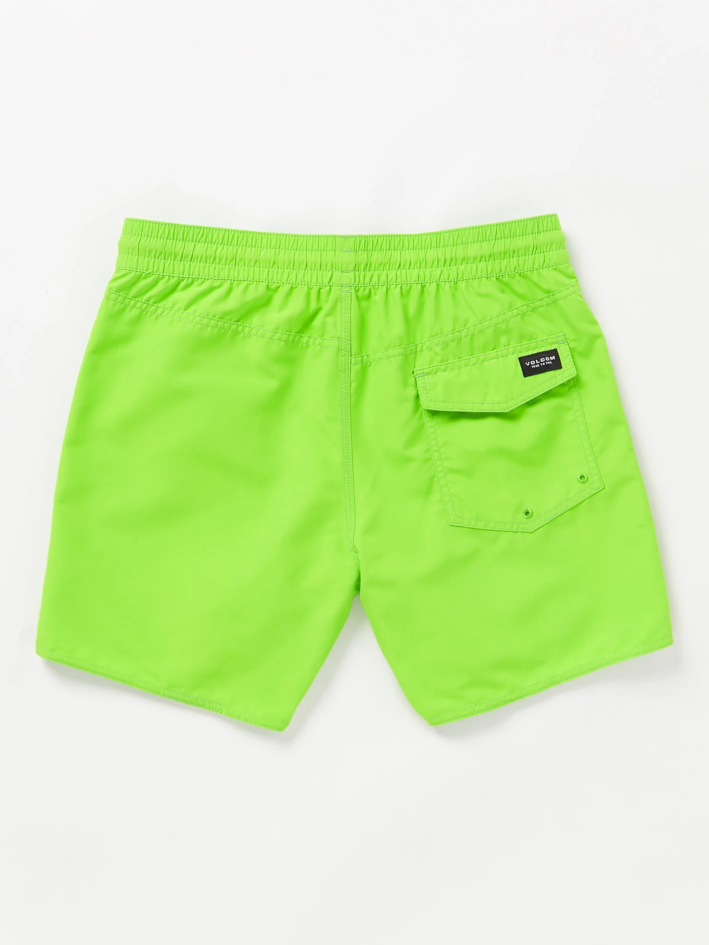 Lido Solid Trunk 16" Boardshort - ELECTRIC GREEN - Image 5