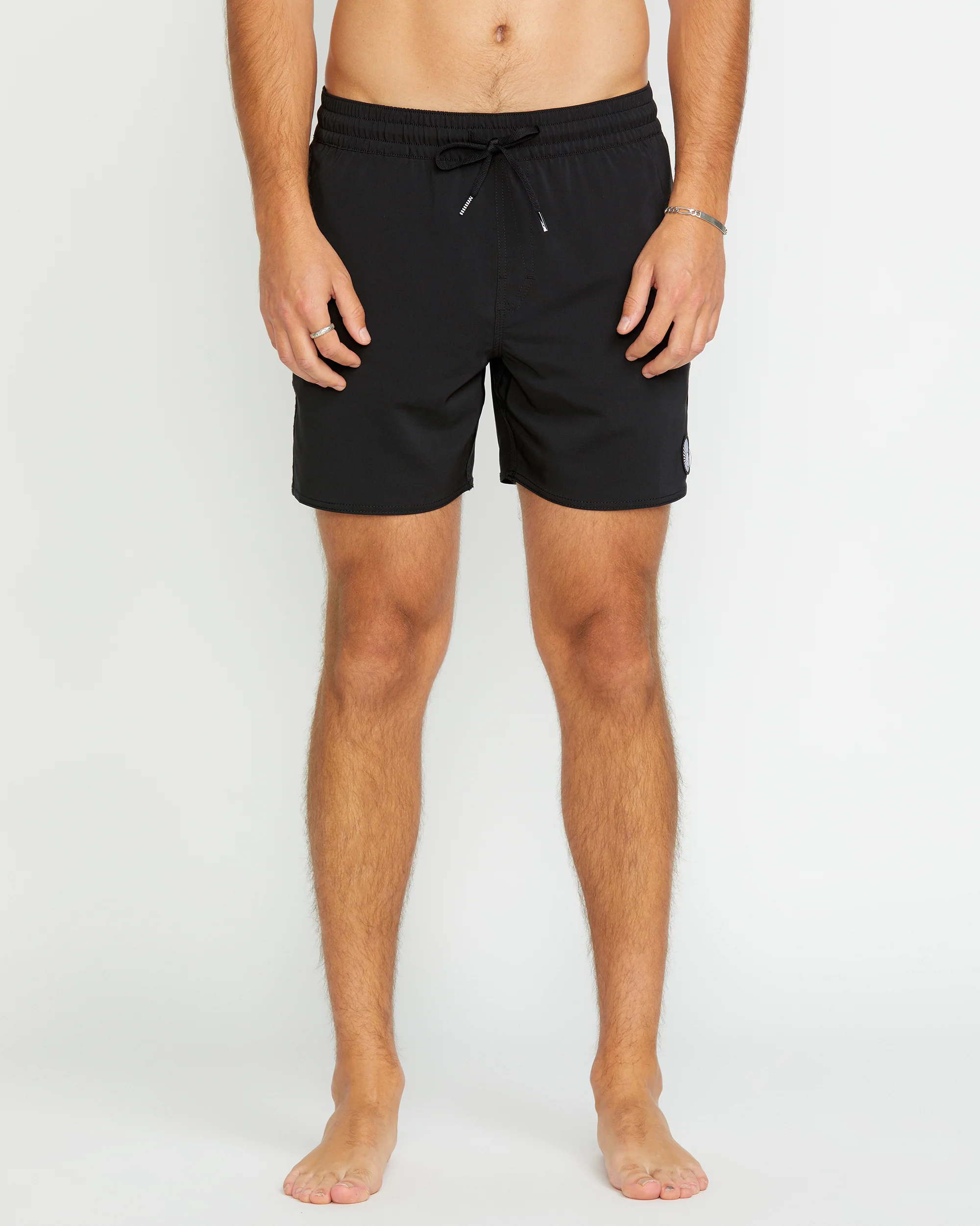 Lido Solid Trunk 16" Boardshort - BLACK