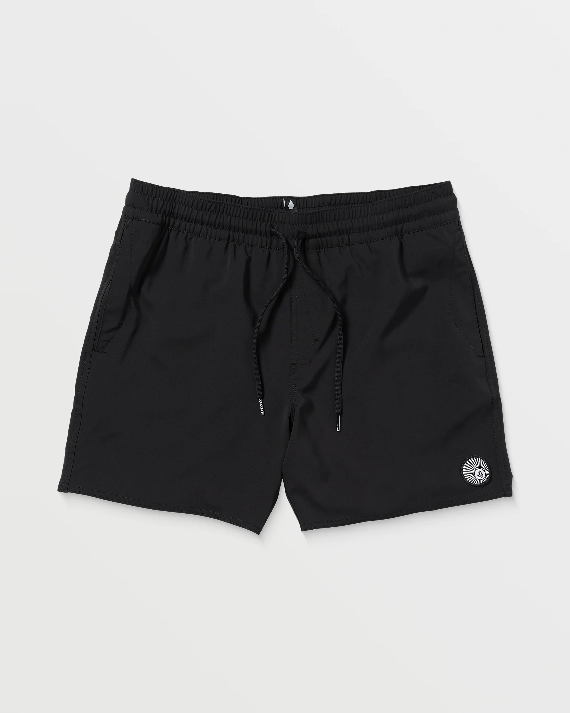 Lido Solid Trunk 16" Boardshort - BLACK - Image 7