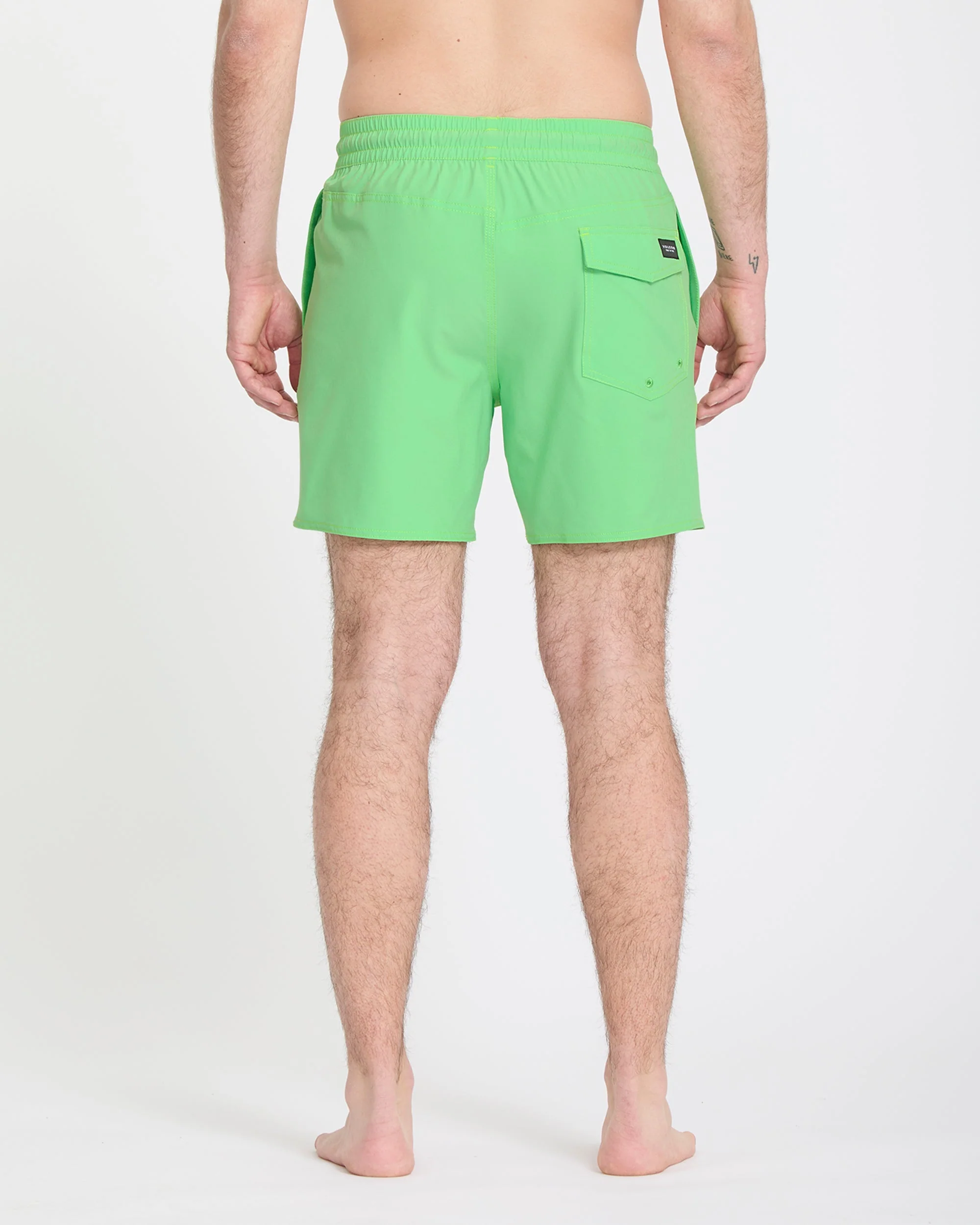 Lido Solid Trunk 16" Boardshort - Island Green - Image 2