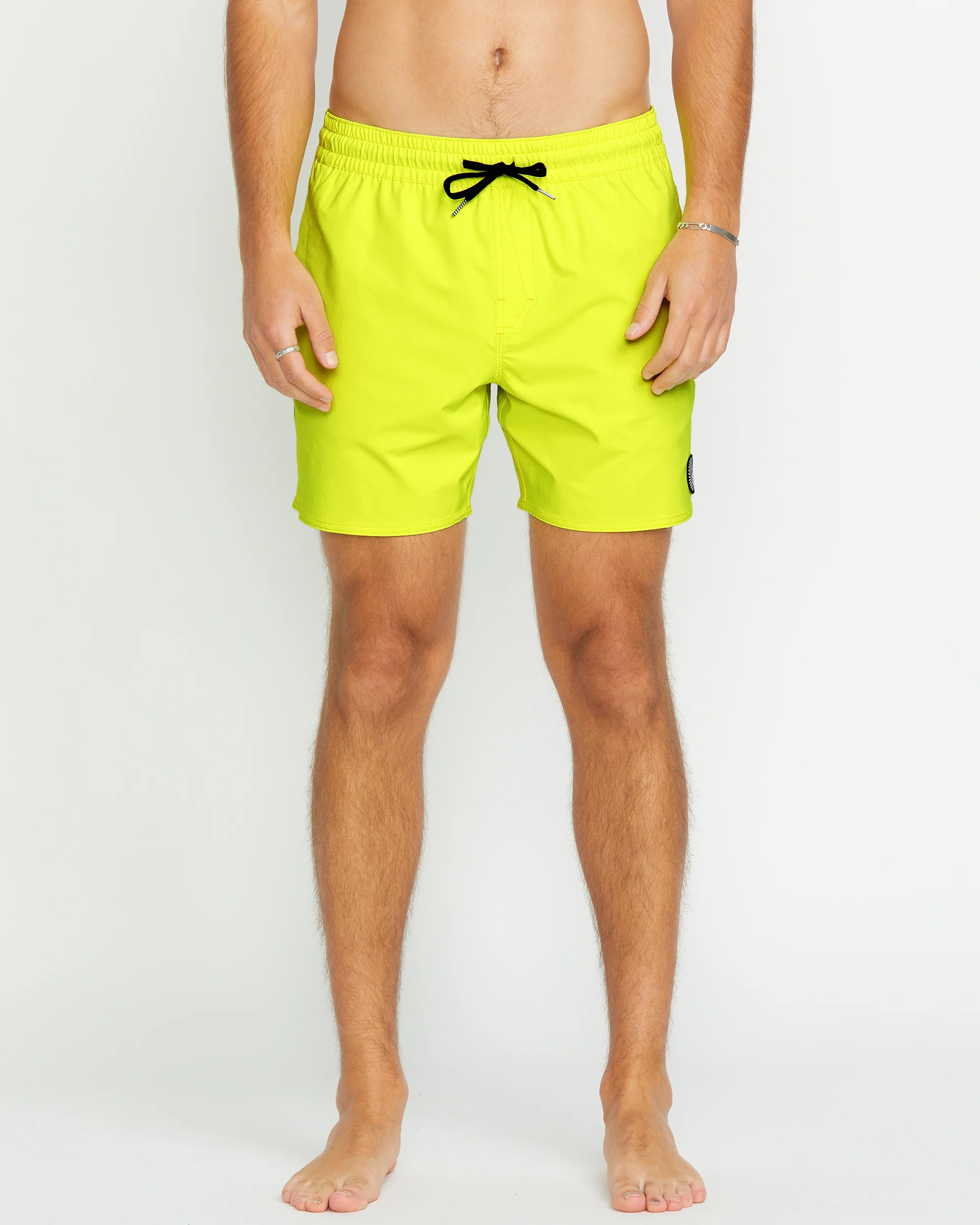 Lido Solid Trunk 16" Boardshort - TENNIS BALL