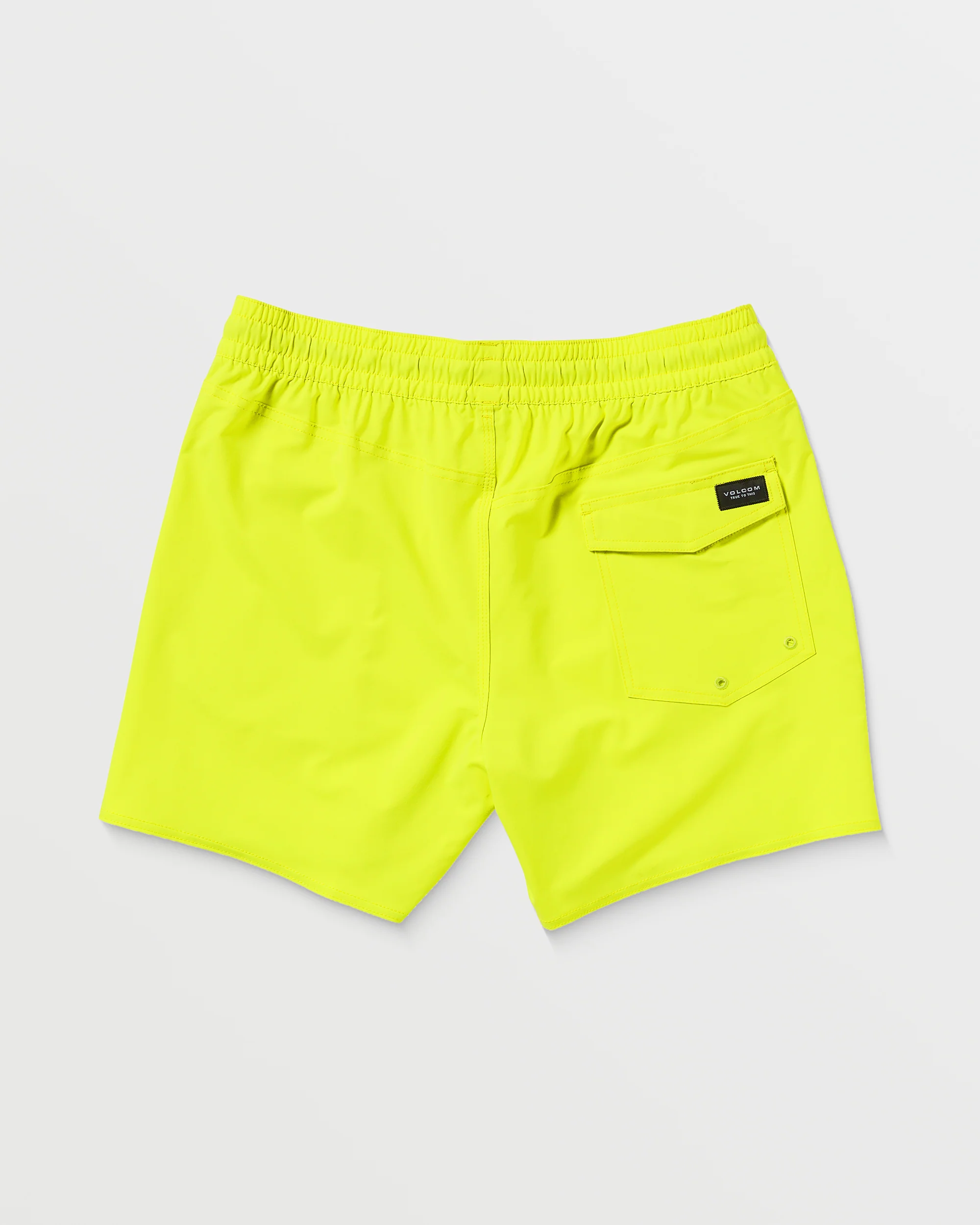 Lido Solid Trunk 16" Boardshort - TENNIS BALL - Image 8