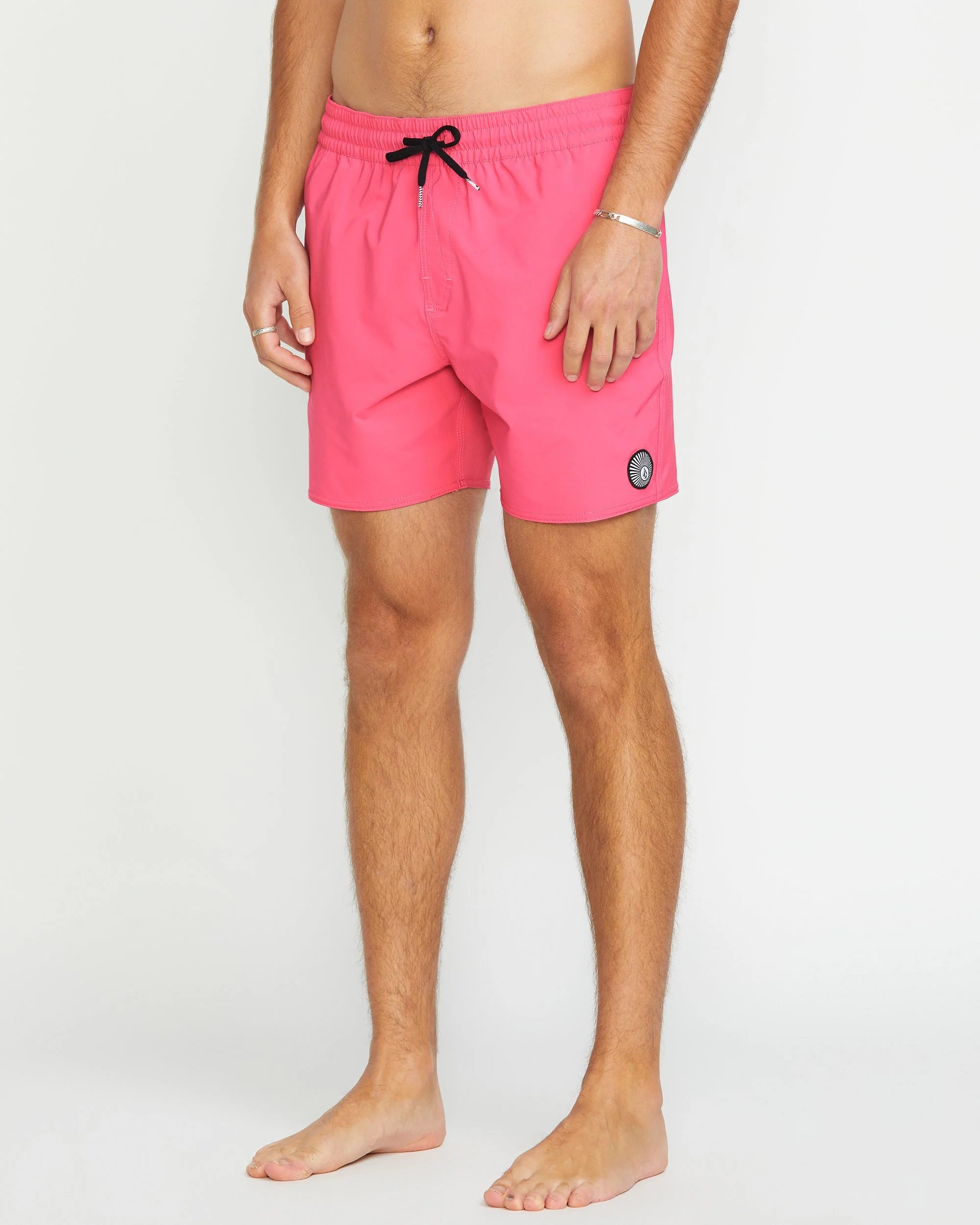 Lido Solid Trunk 16" Boardshort - NEON PINK - Image 7