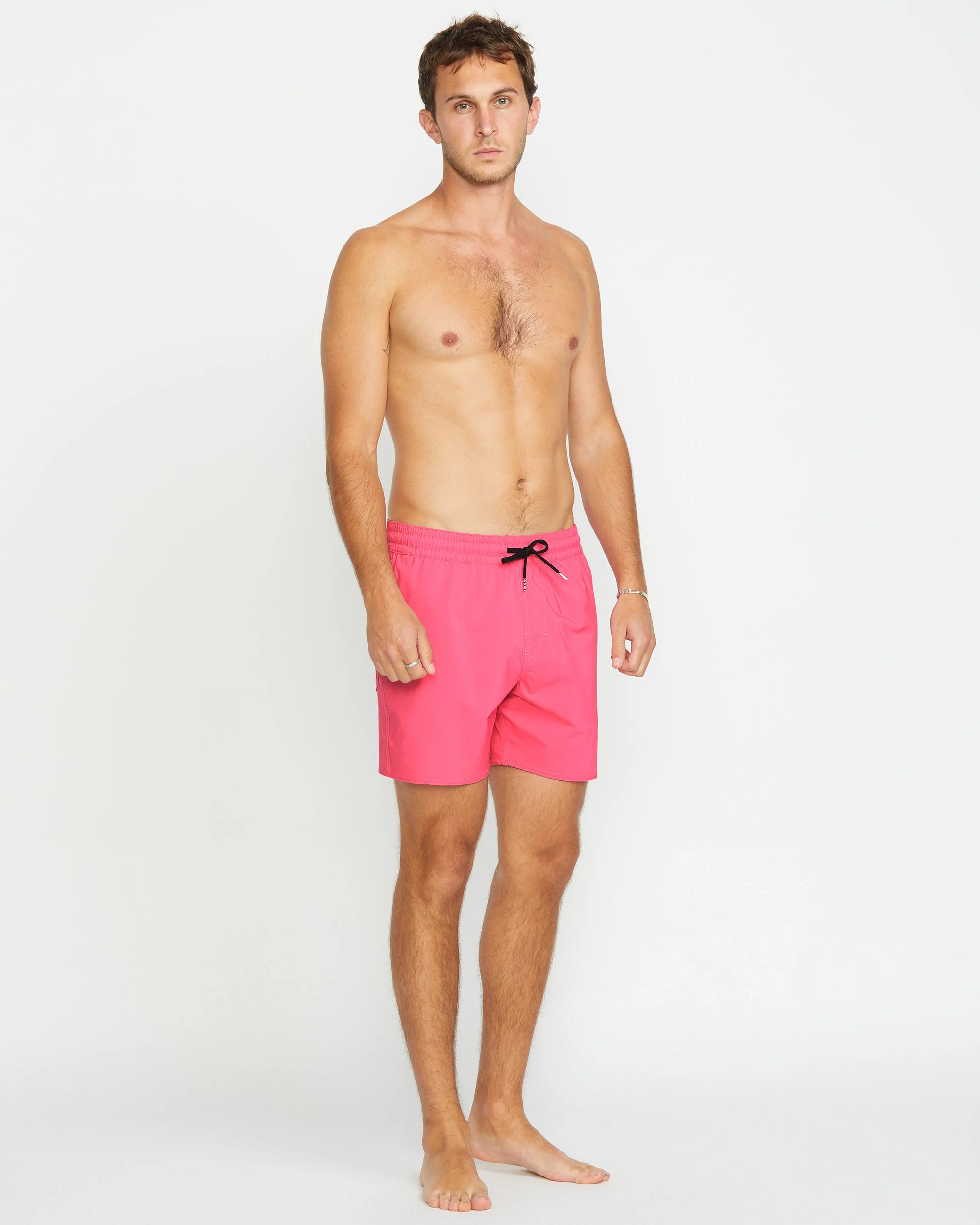 Lido Solid Trunk 16" Boardshort - NEON PINK - Image 8