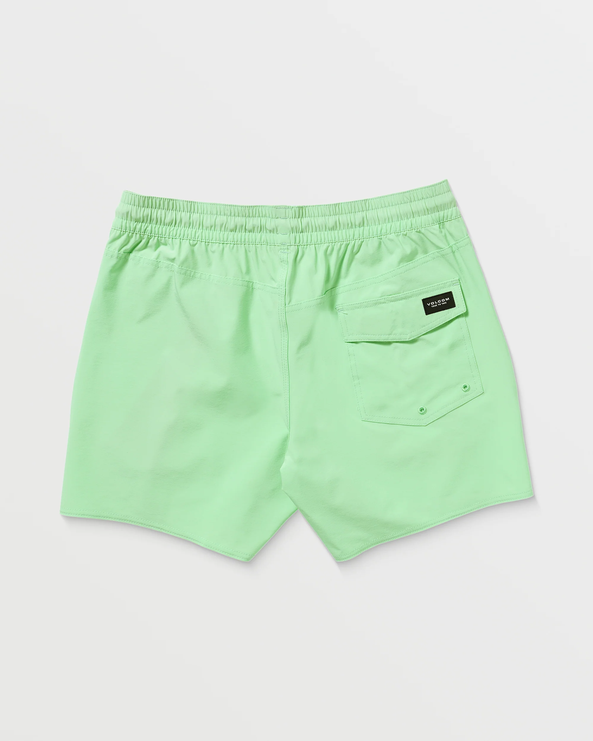 Lido Solid Trunk 16" Boardshort - Jade Cream - Image 8