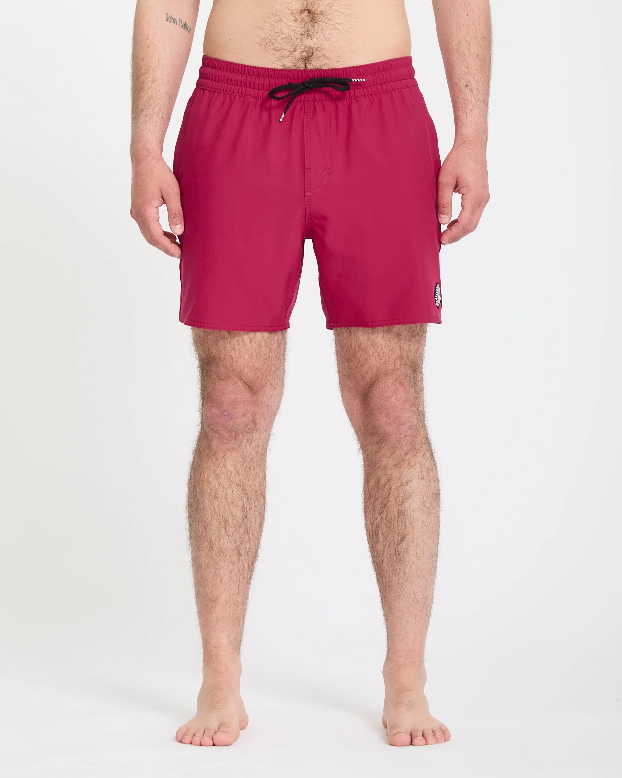 Lido Solid Trunk 16" Boardshort - Sangria