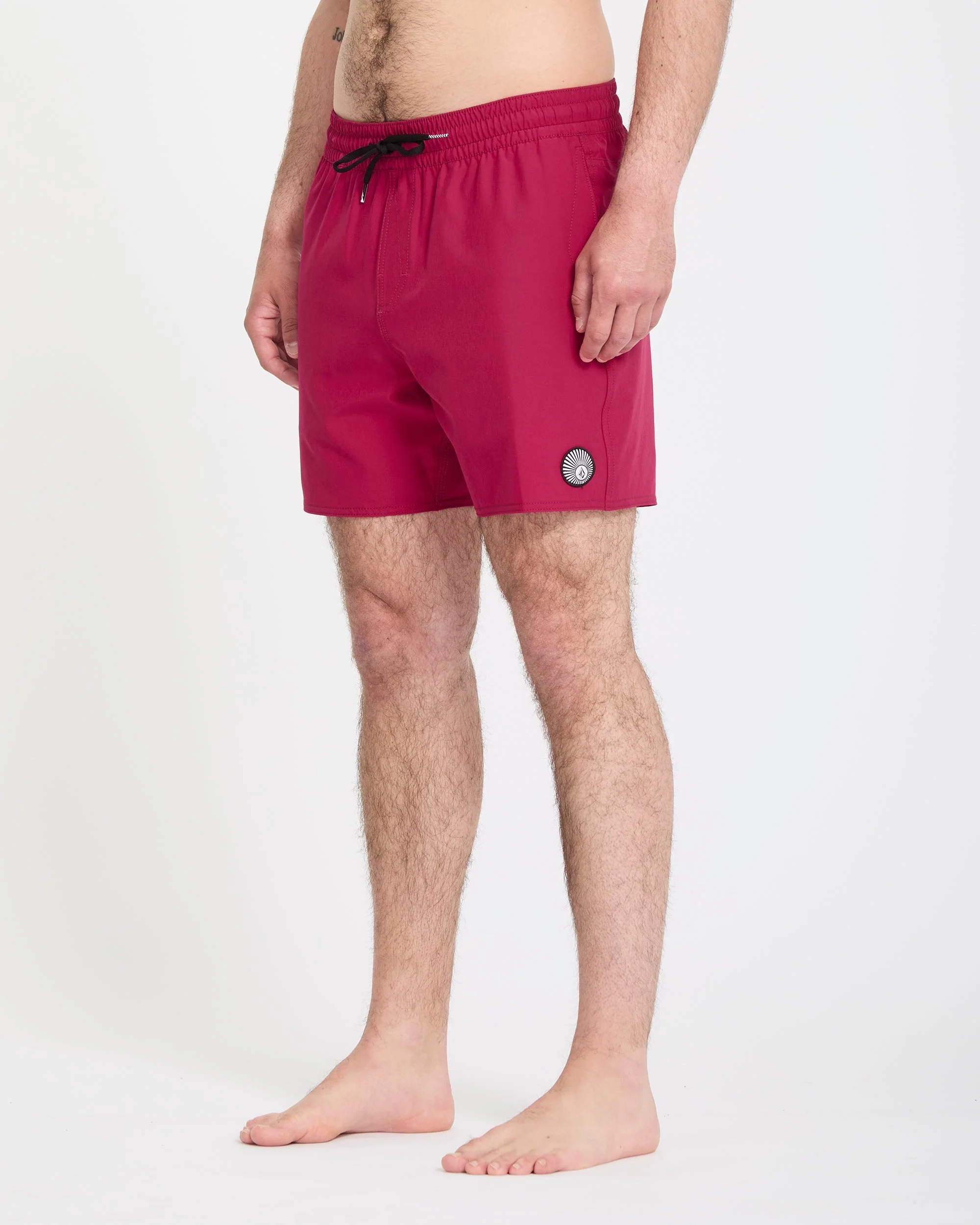 Lido Solid Trunk 16" Boardshort - Sangria - Image 4