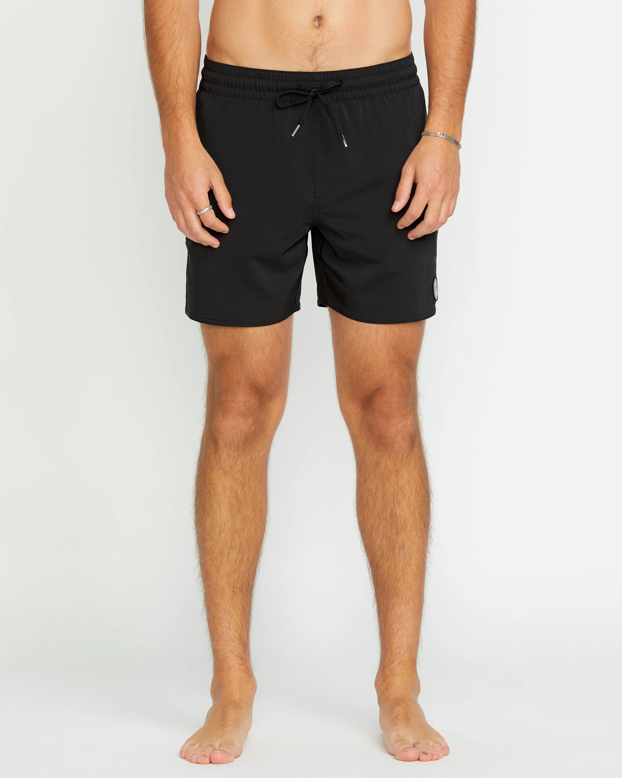 Lido Solid Trunk 16" Boardshort - Black