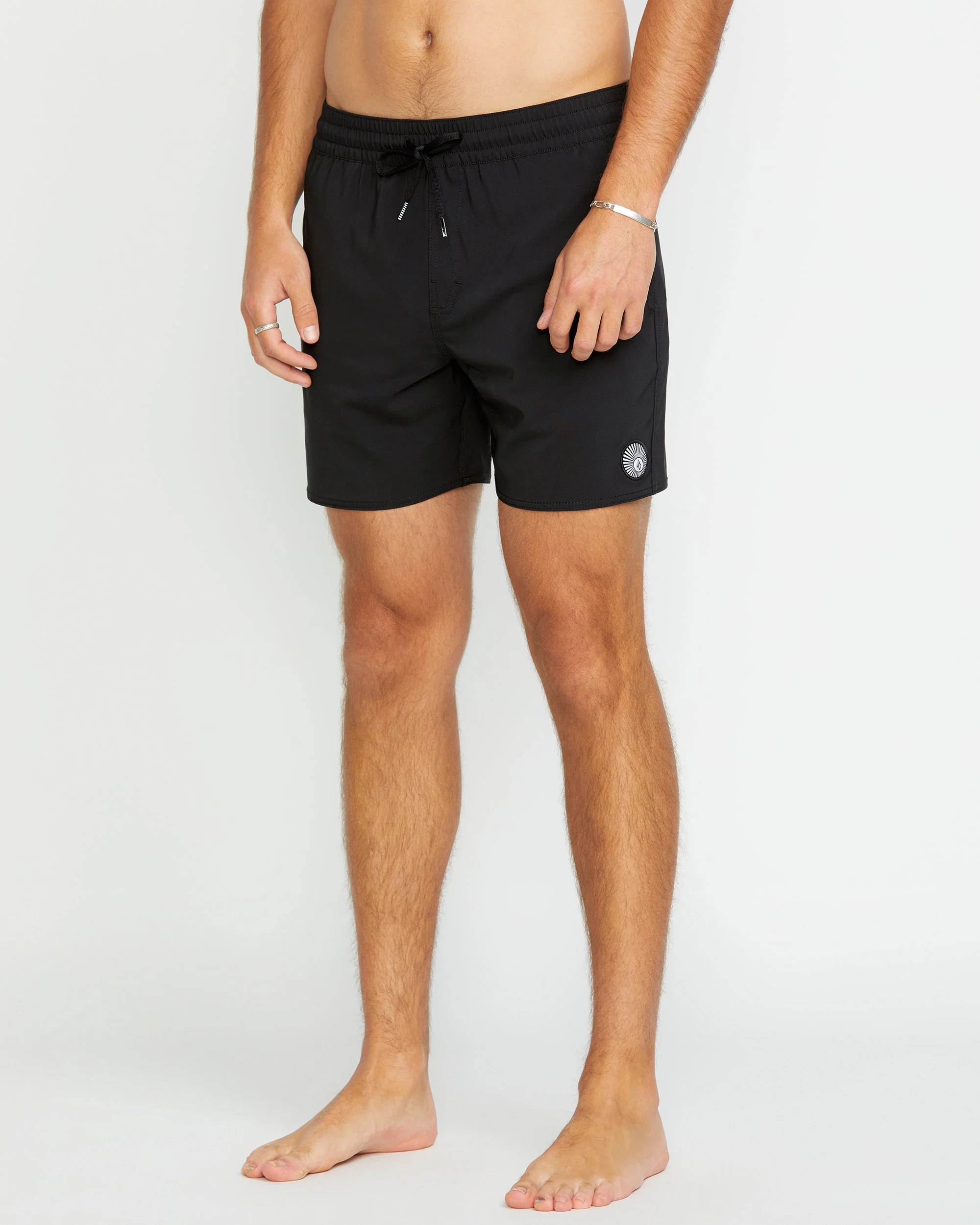 Lido Solid Trunk 16" Boardshort - Black - Image 6
