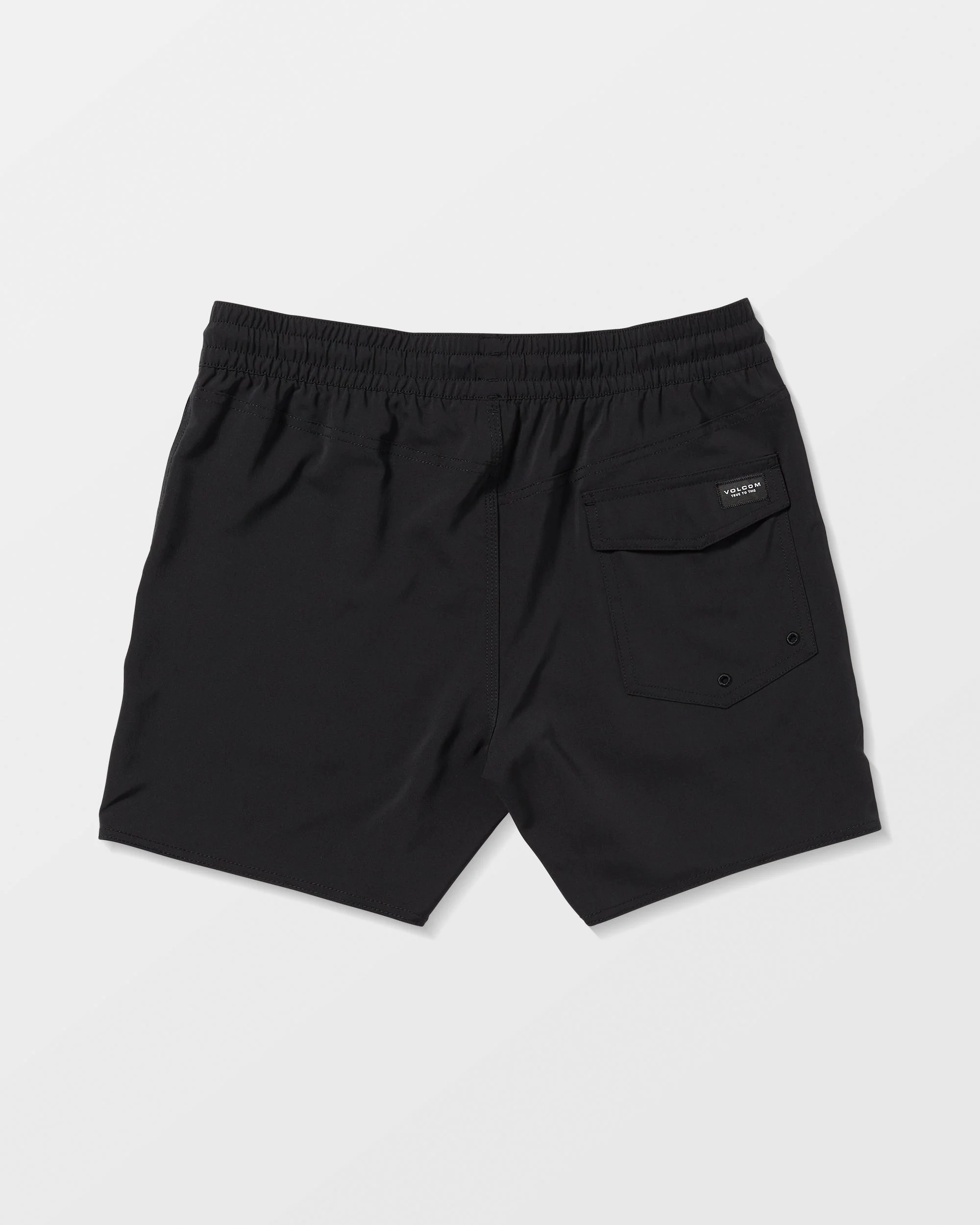 Lido Solid Trunk 16" Boardshort - Black - Image 8