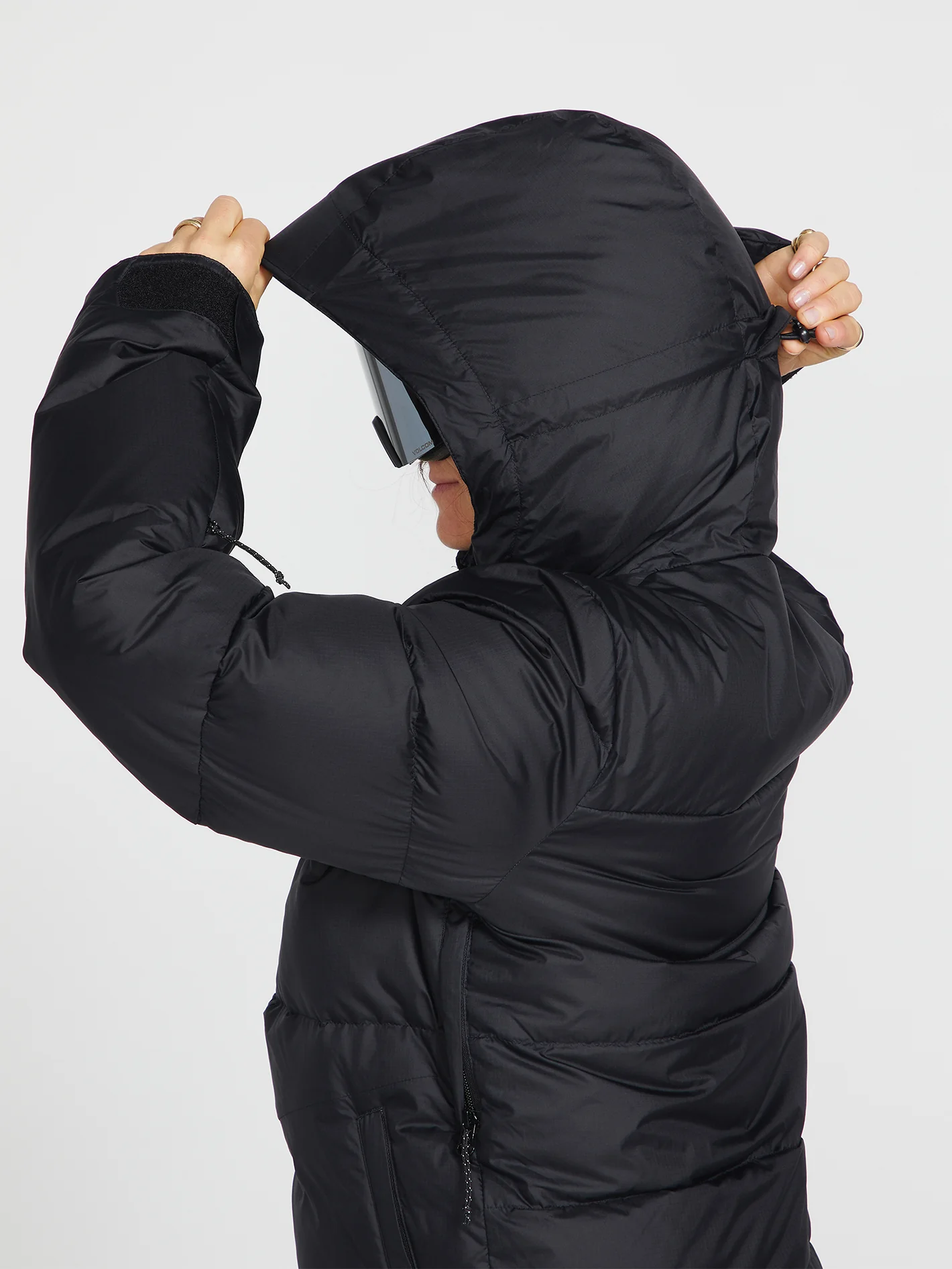 Lifted Down Jacket - Black (Unisex) - Image 5