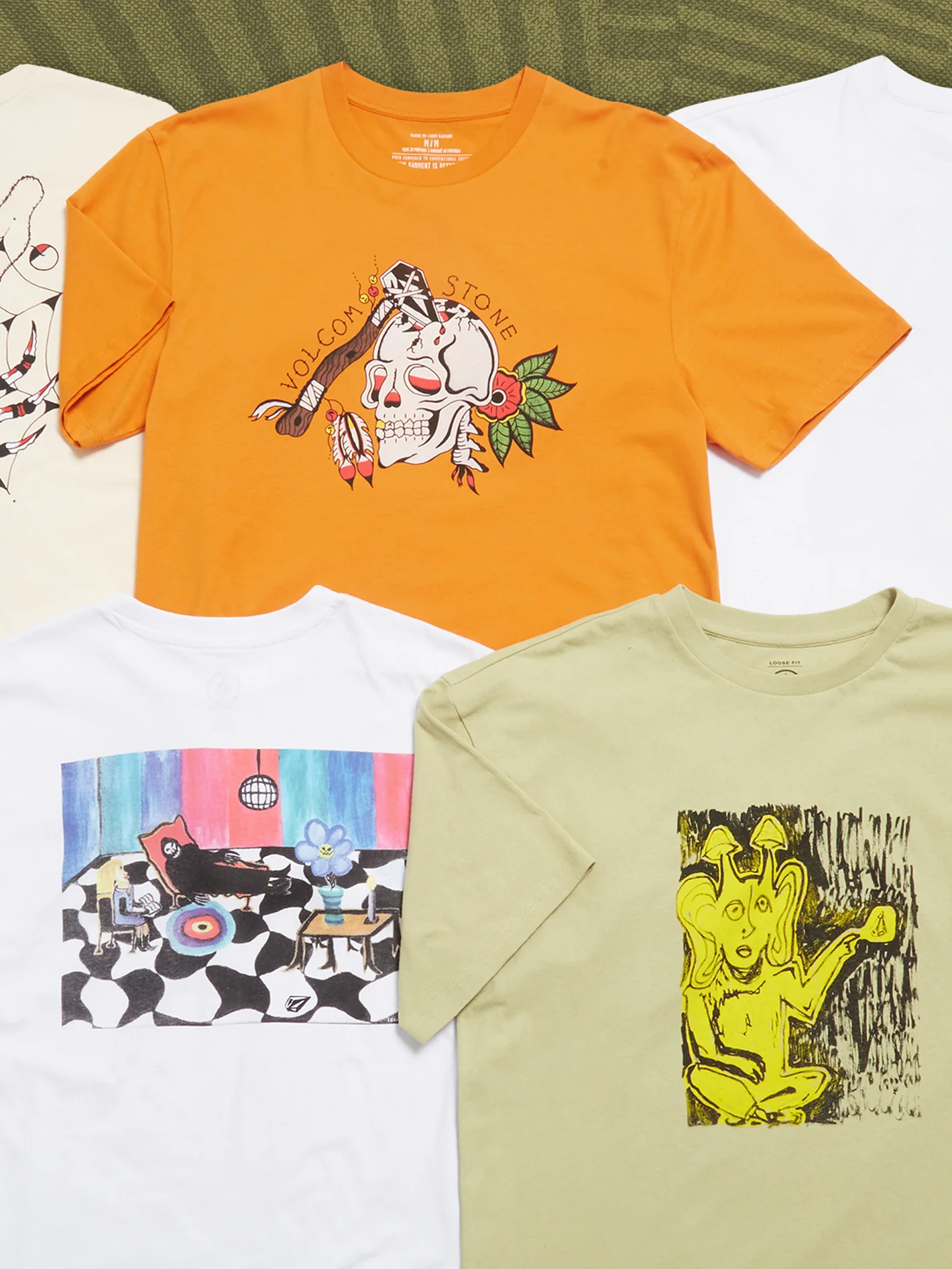 Lintell T-shirt - SAFFRON - Image 7