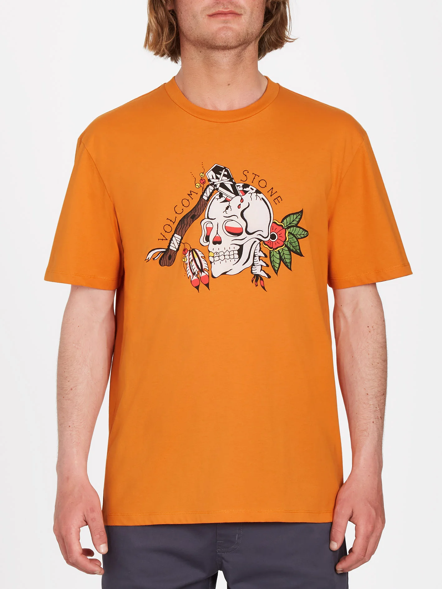 Lintell T-shirt - SAFFRON - Image 9
