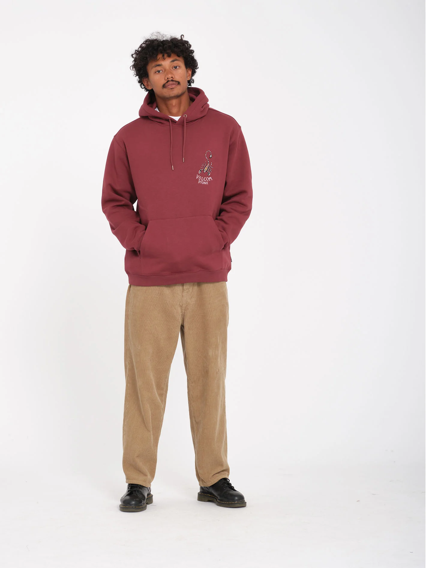 Lintell Classic Hoodie - Merlot - Image 6