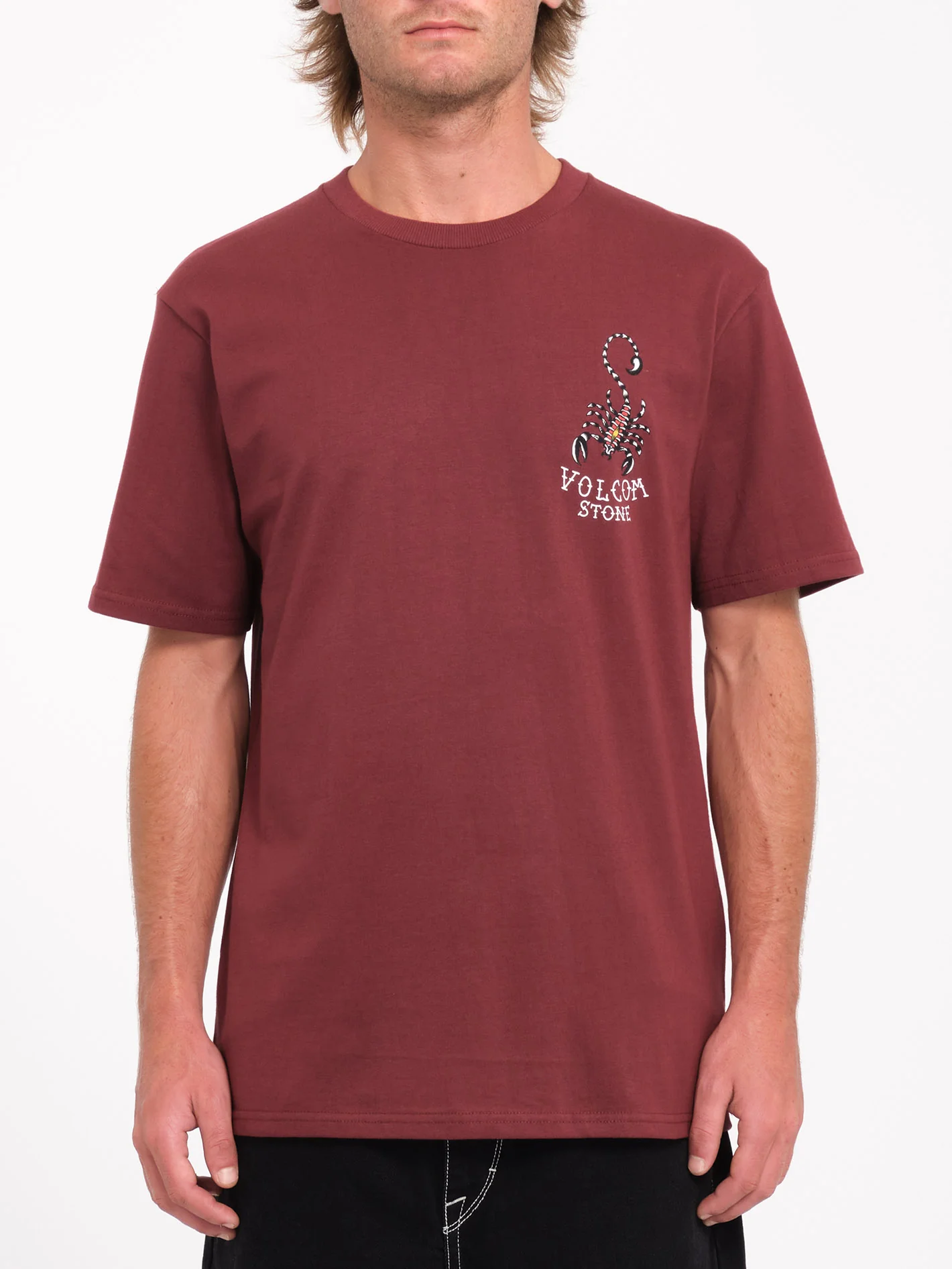 Lintell Classic T-Shirt - Merlot - Image 4
