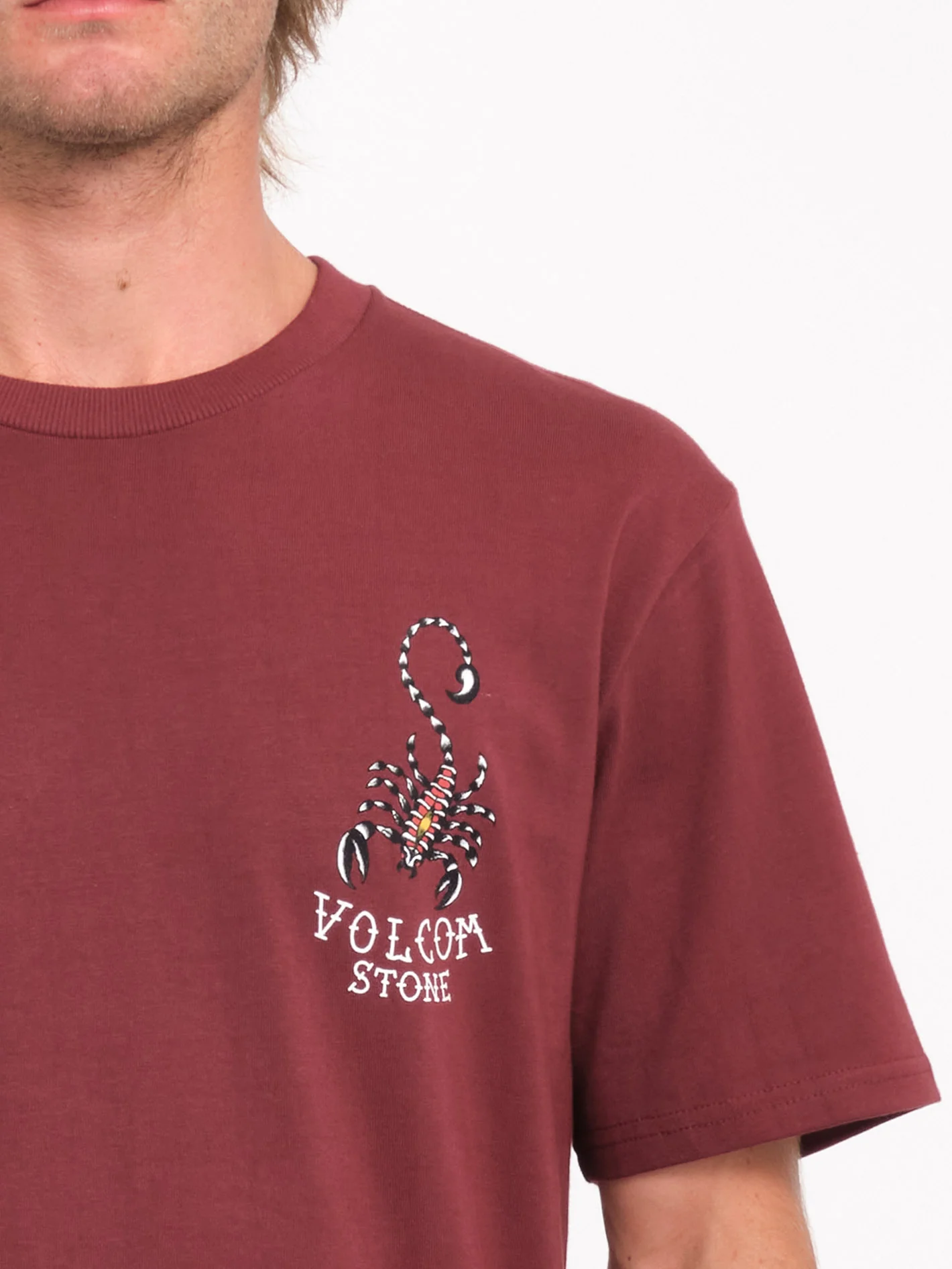 Lintell Classic T-Shirt - Merlot - Image 5