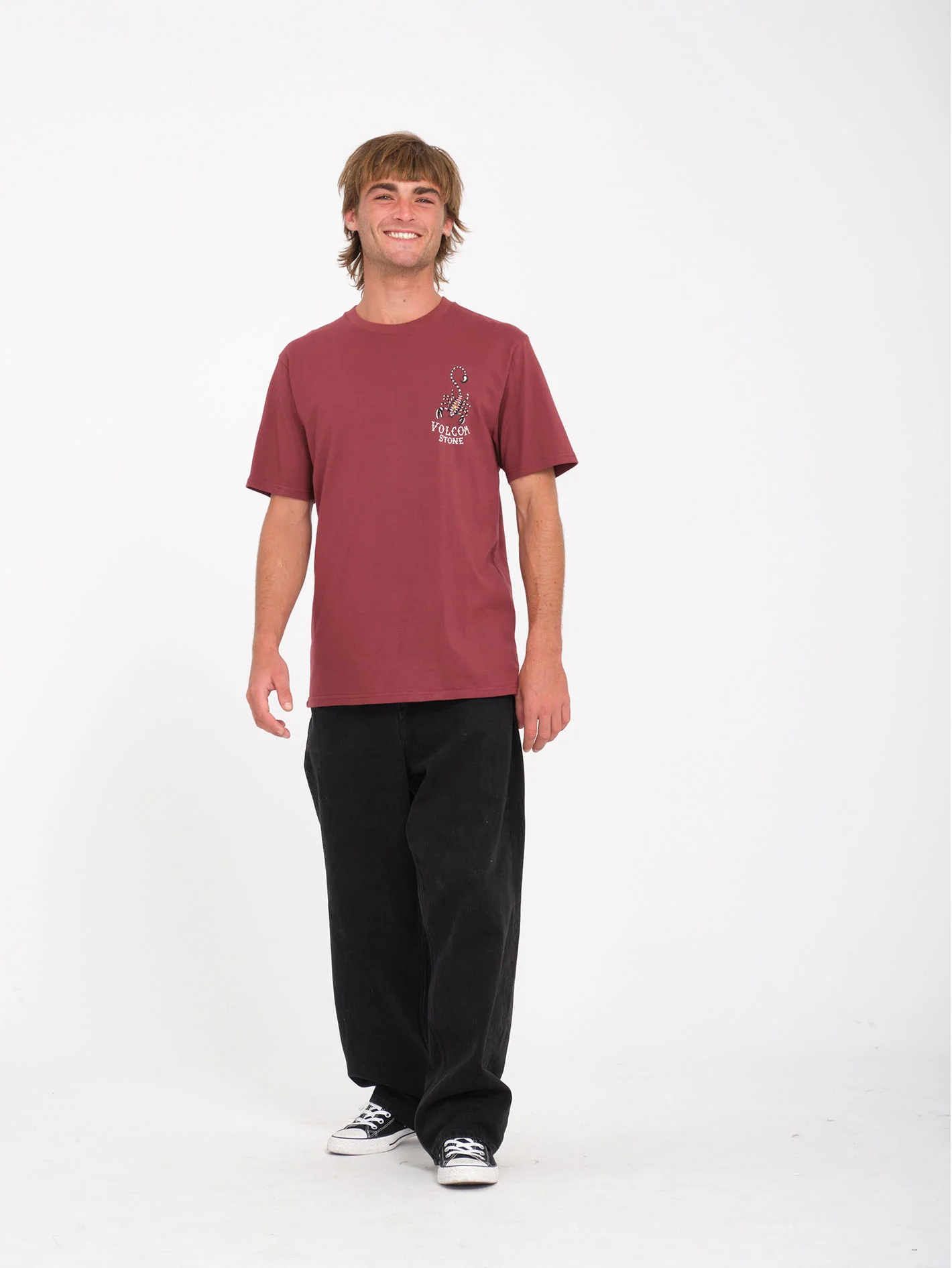 Lintell Classic T-Shirt - Merlot - Image 7