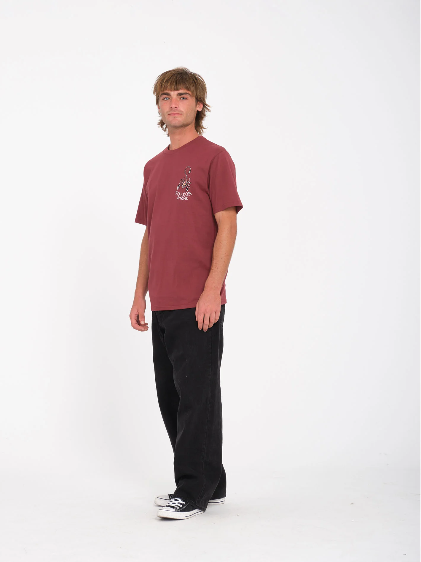 Lintell Classic T-Shirt - Merlot - Image 8