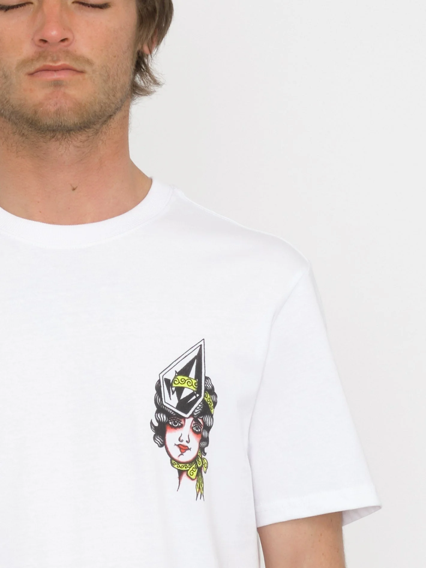 Lintell Mirror T-shirt - WHITE - Image 3