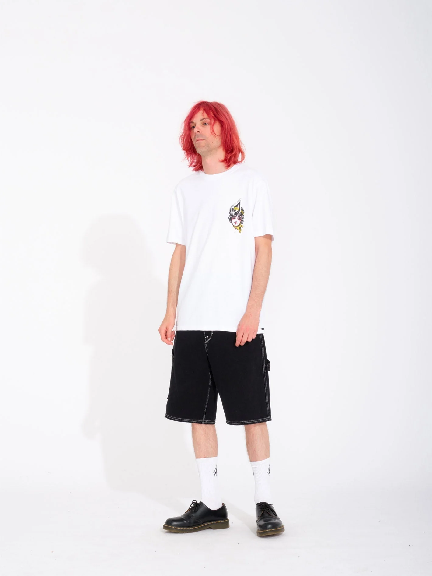 Lintell Mirror T-shirt - WHITE - Image 4