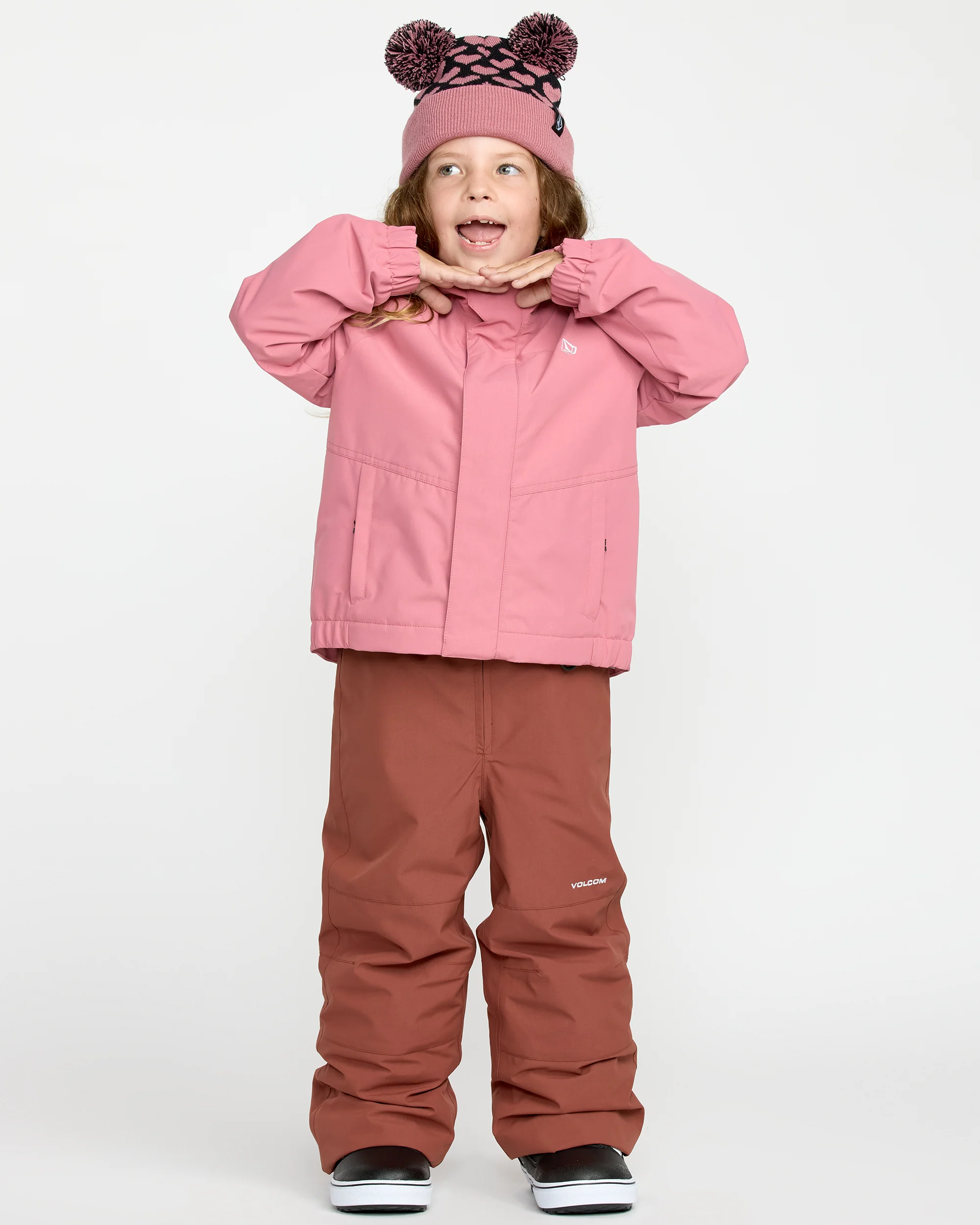 Little Flurry Insulated Bib Overall - Henna - Image 4