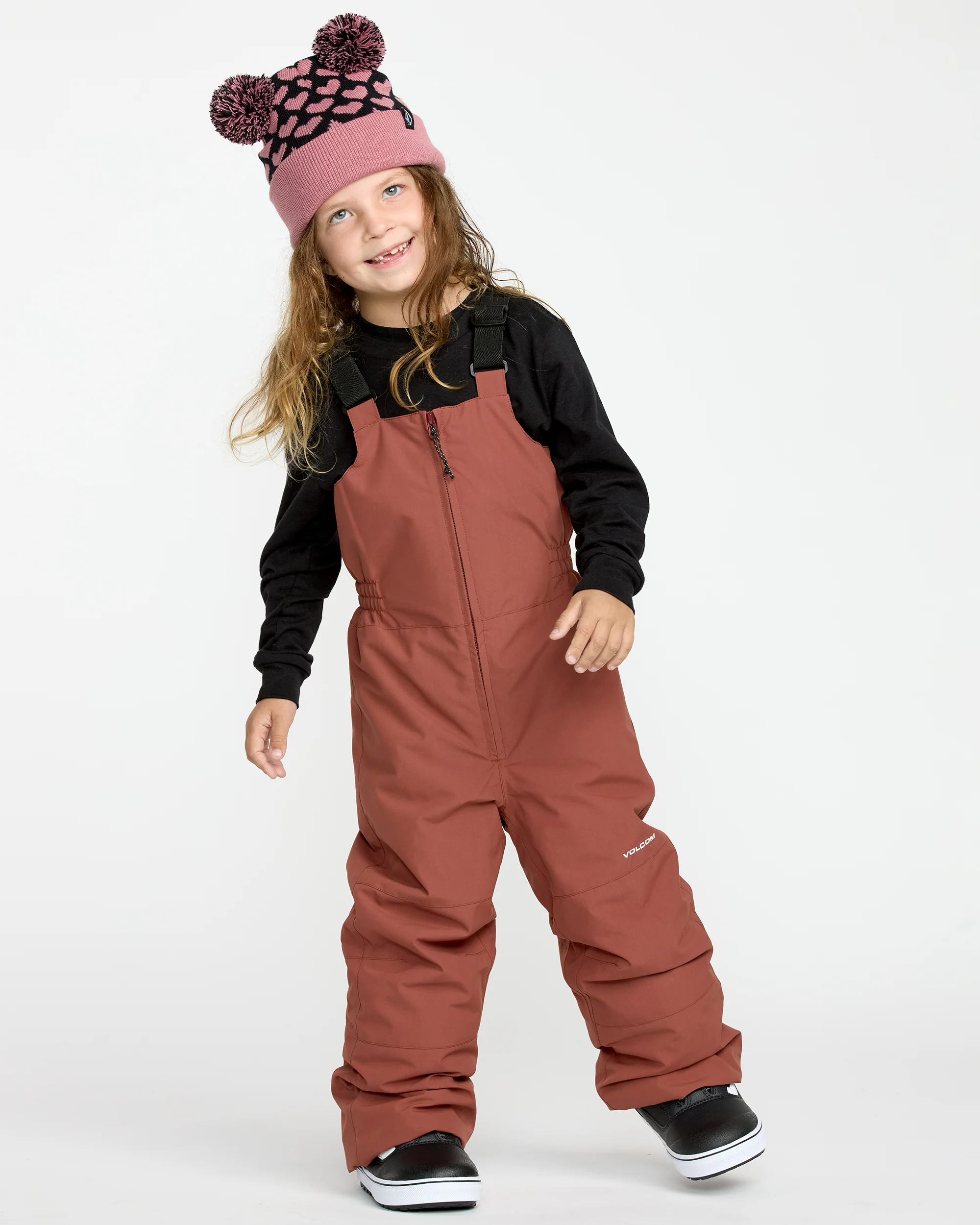 Little Flurry Insulated Bib Overall - Henna - Image 6