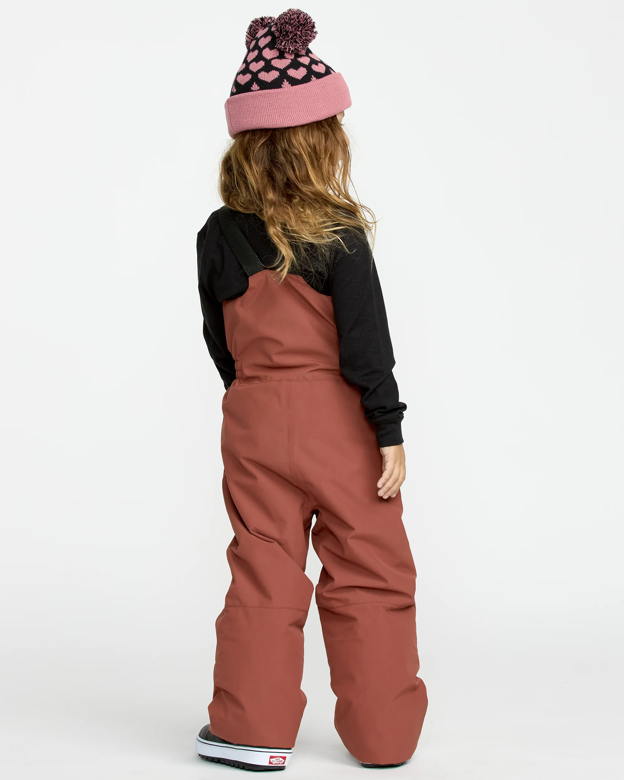 Little Flurry Insulated Bib Overall - Henna - Image 7