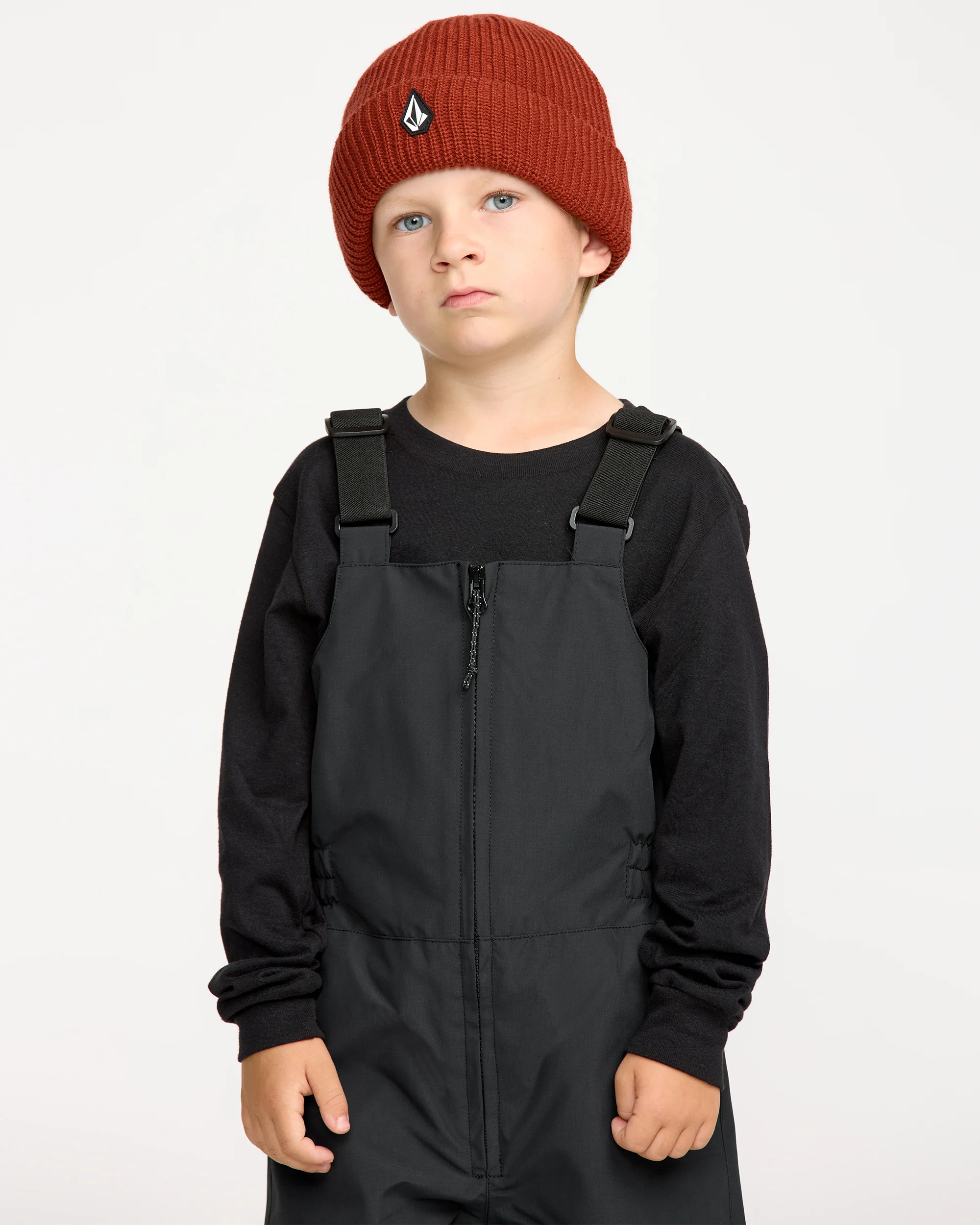 Little Flurry Insulated Bib Overall - Black - Image 3