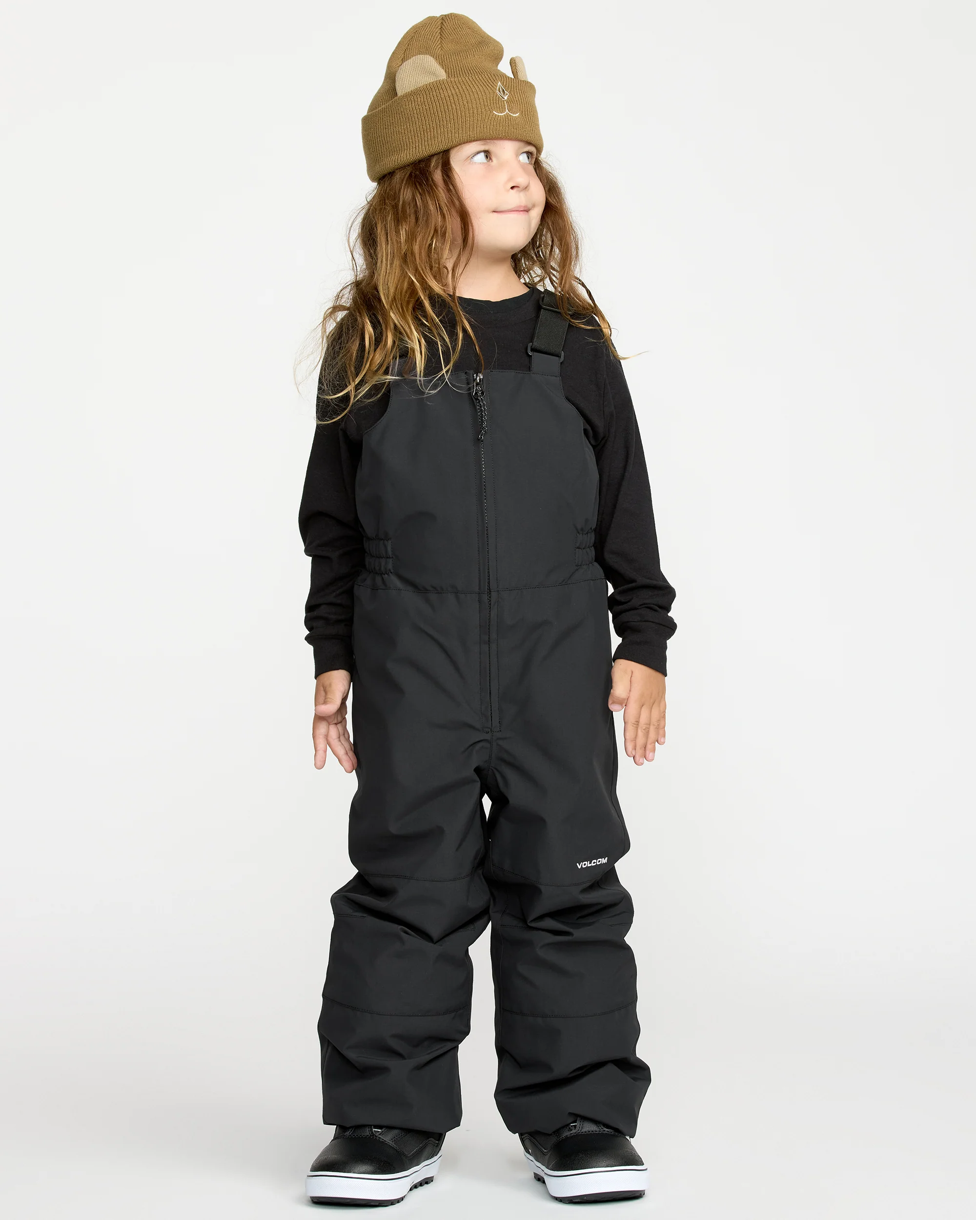 Little Flurry Insulated Bib Overall - Black - Image 5