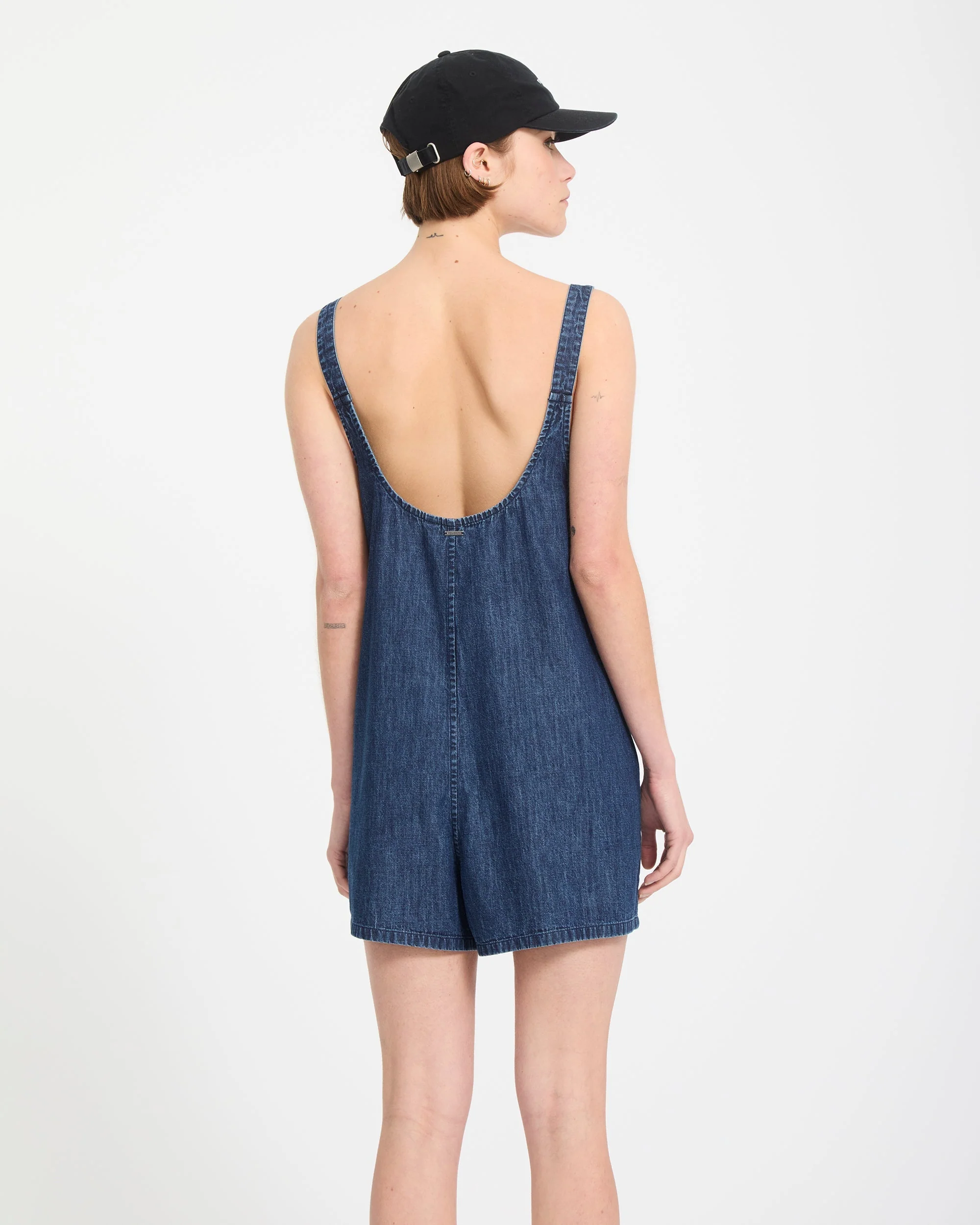 Lived In Short Romper - Deja Blue - Image 2