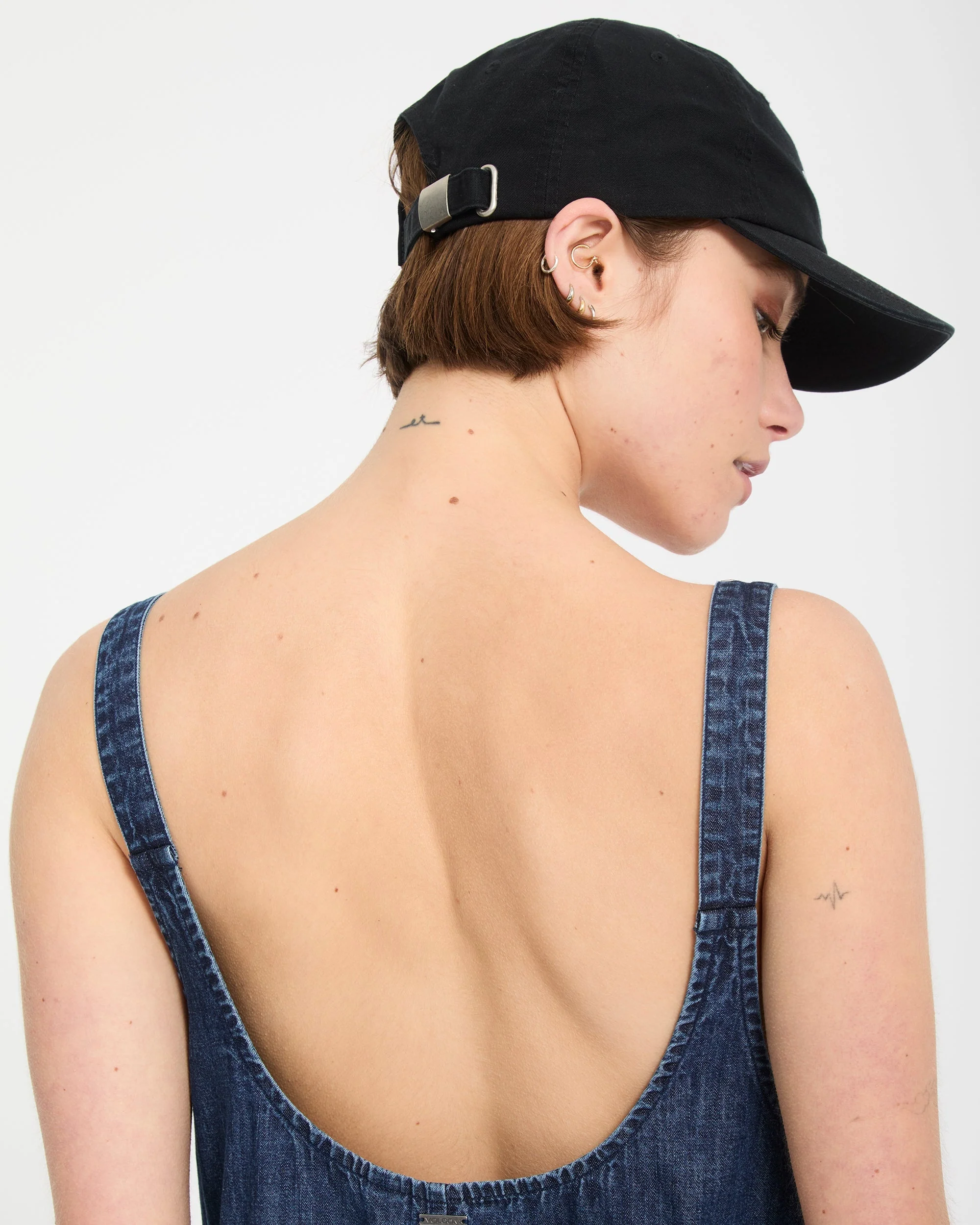 Lived In Short Romper - Deja Blue - Image 4
