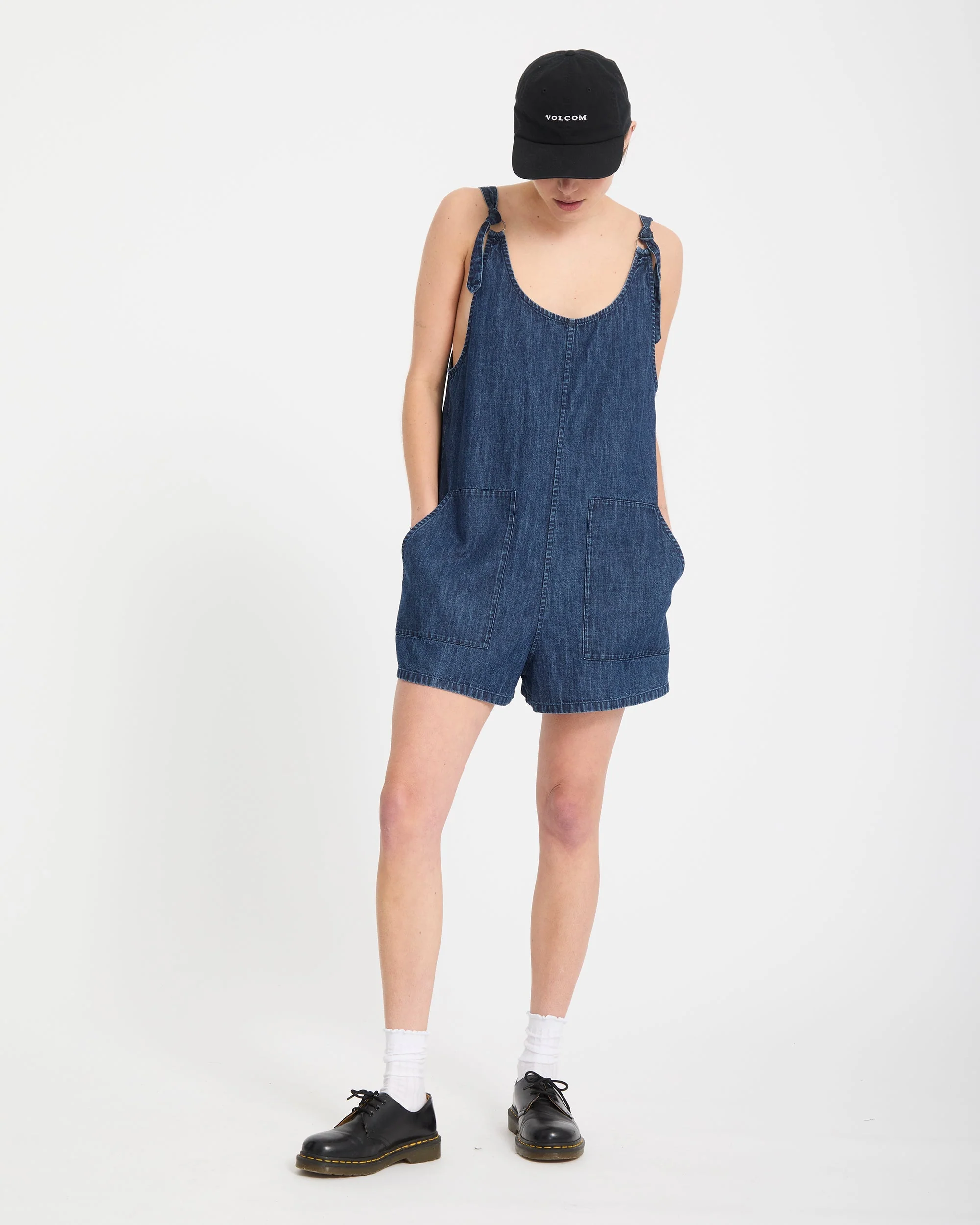 Lived In Short Romper - Deja Blue - Image 5