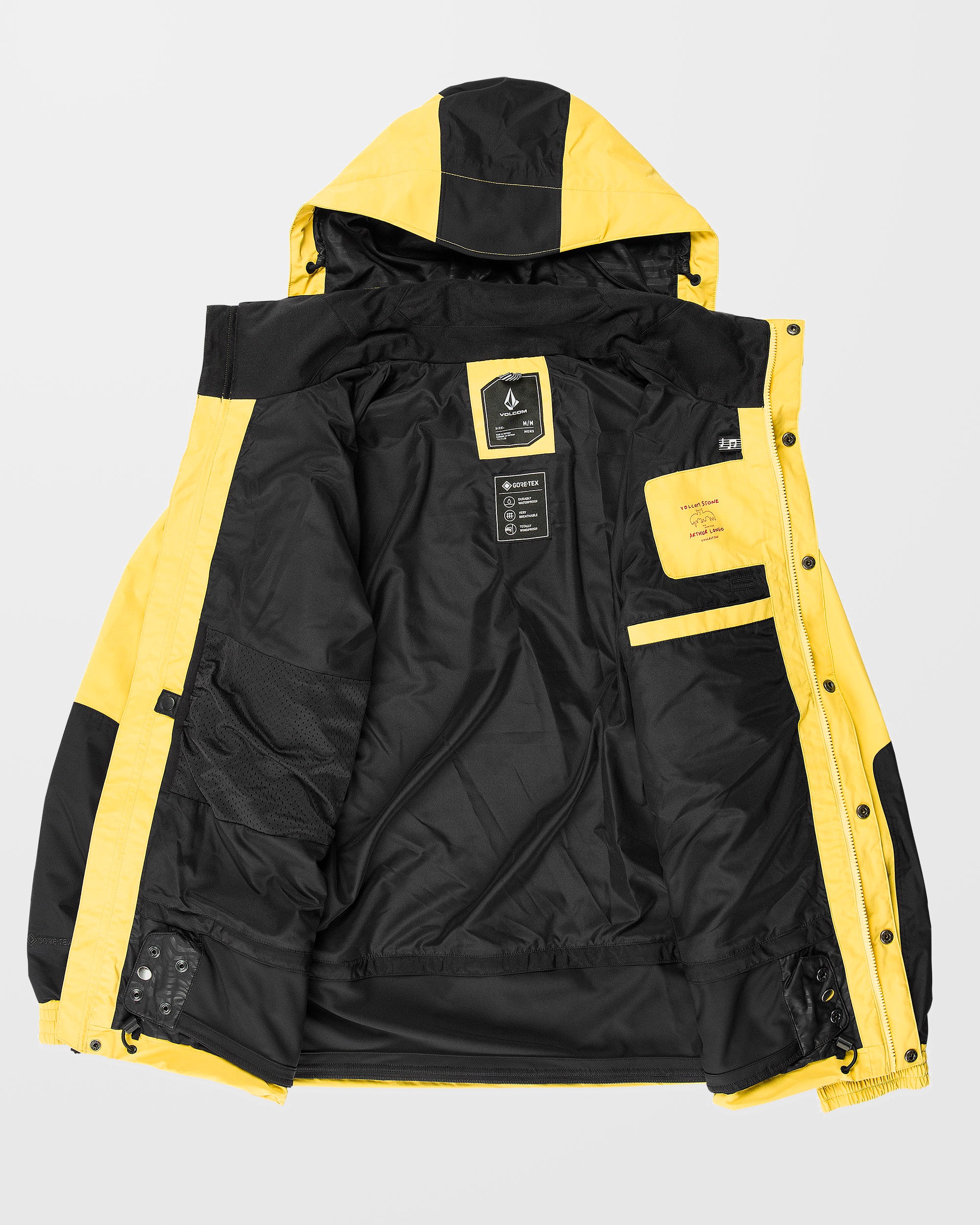 Longo Gore-Tex Jacket - Dark Yellow - Image 3