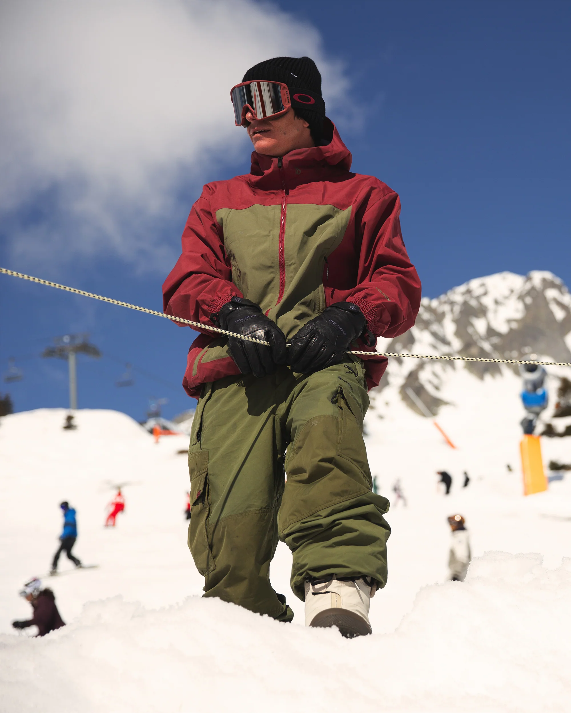 Longo Gore-Tex Trousers - Dark Olive - Image 2